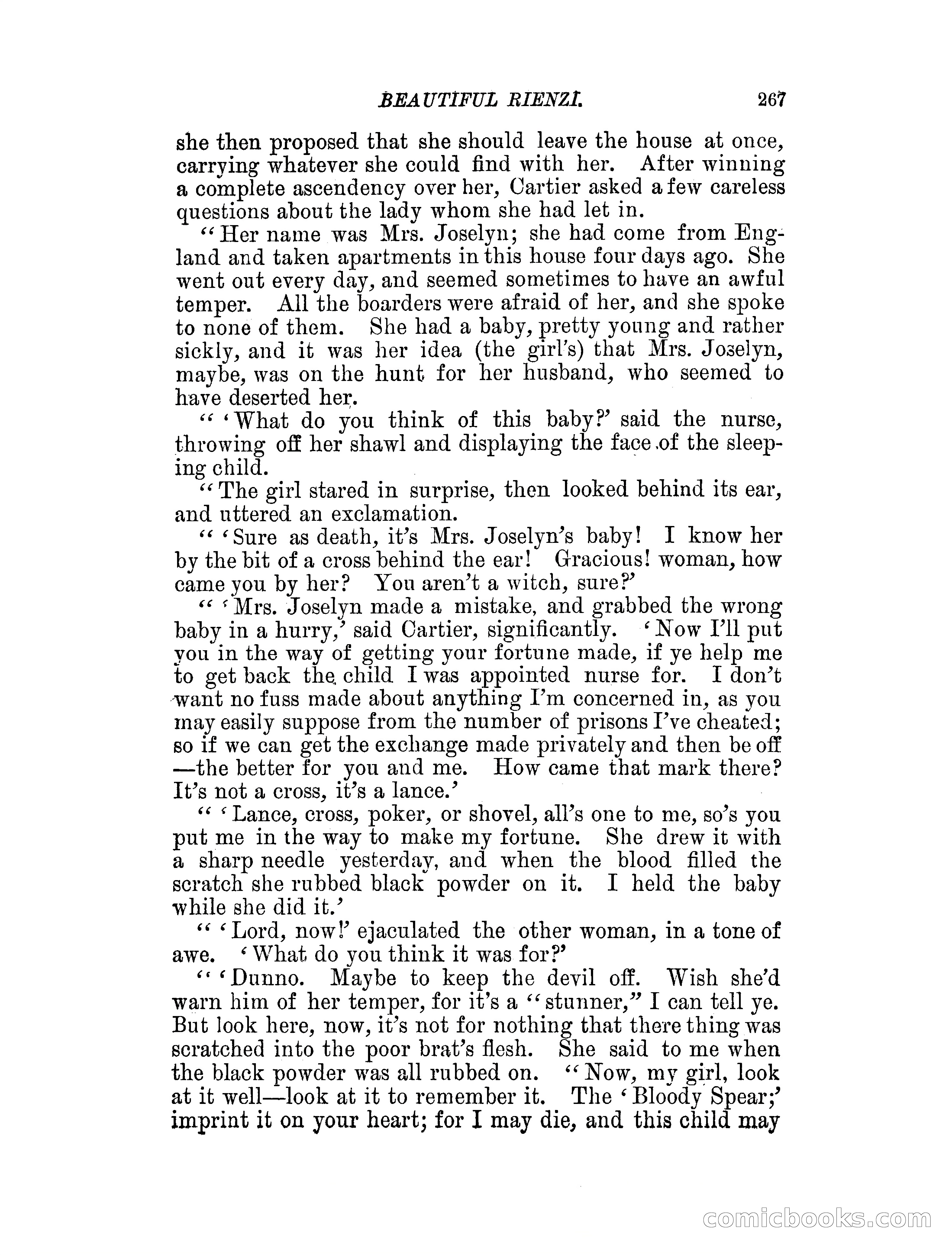 Beautiful Rienzi; or, The secret vendetta — page 272 of 287