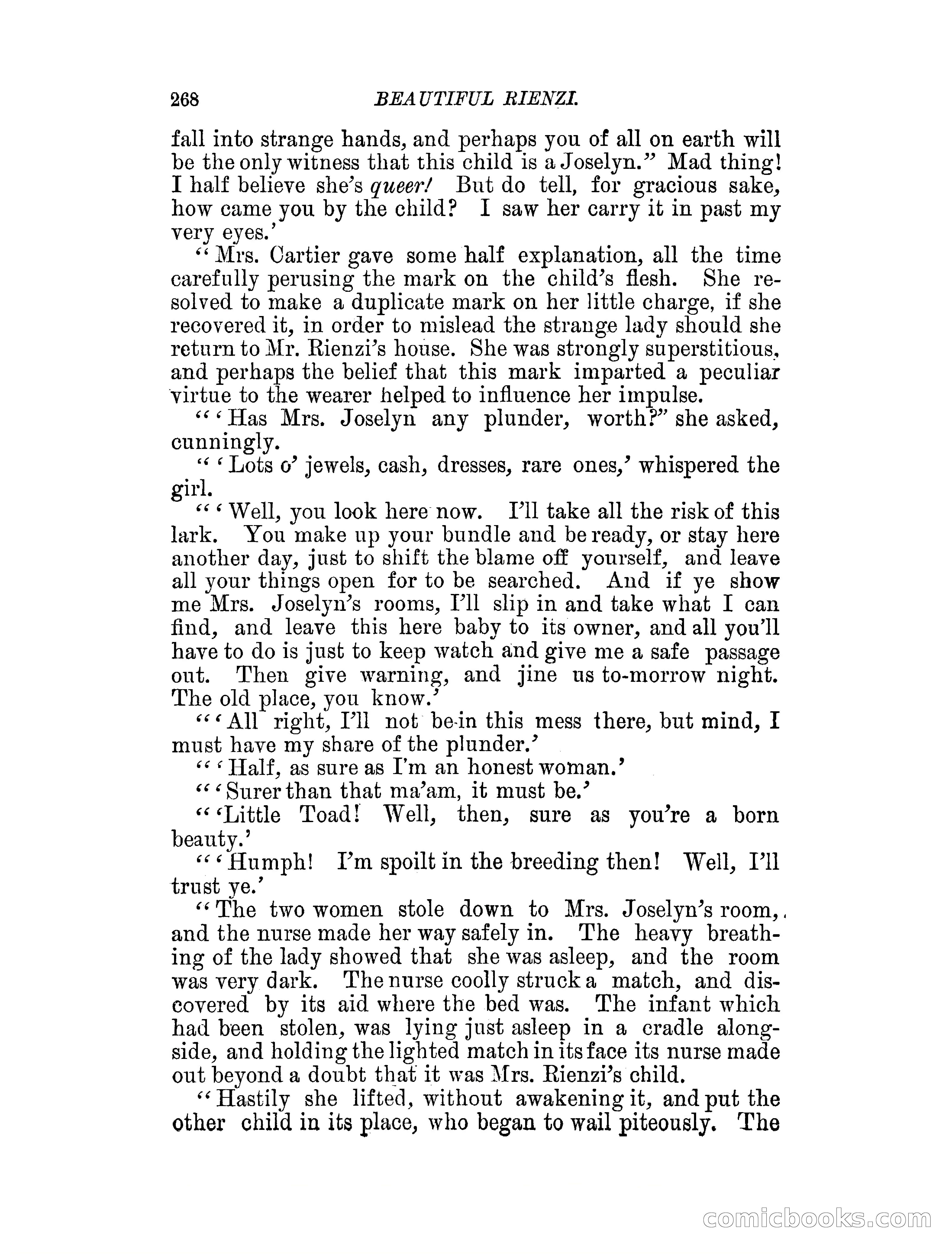 Beautiful Rienzi; or, The secret vendetta — page 273 of 287