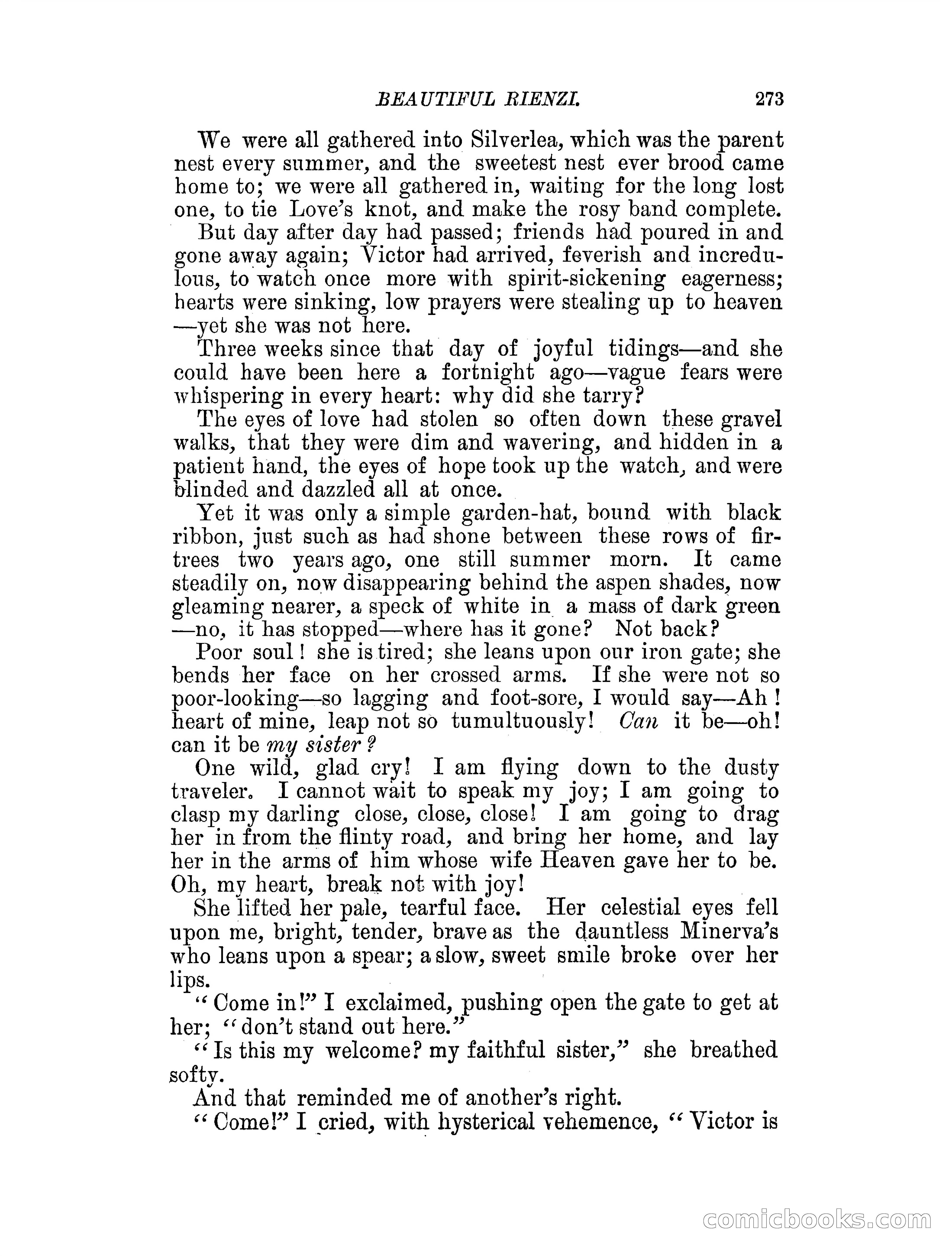 Beautiful Rienzi; or, The secret vendetta — page 278 of 287