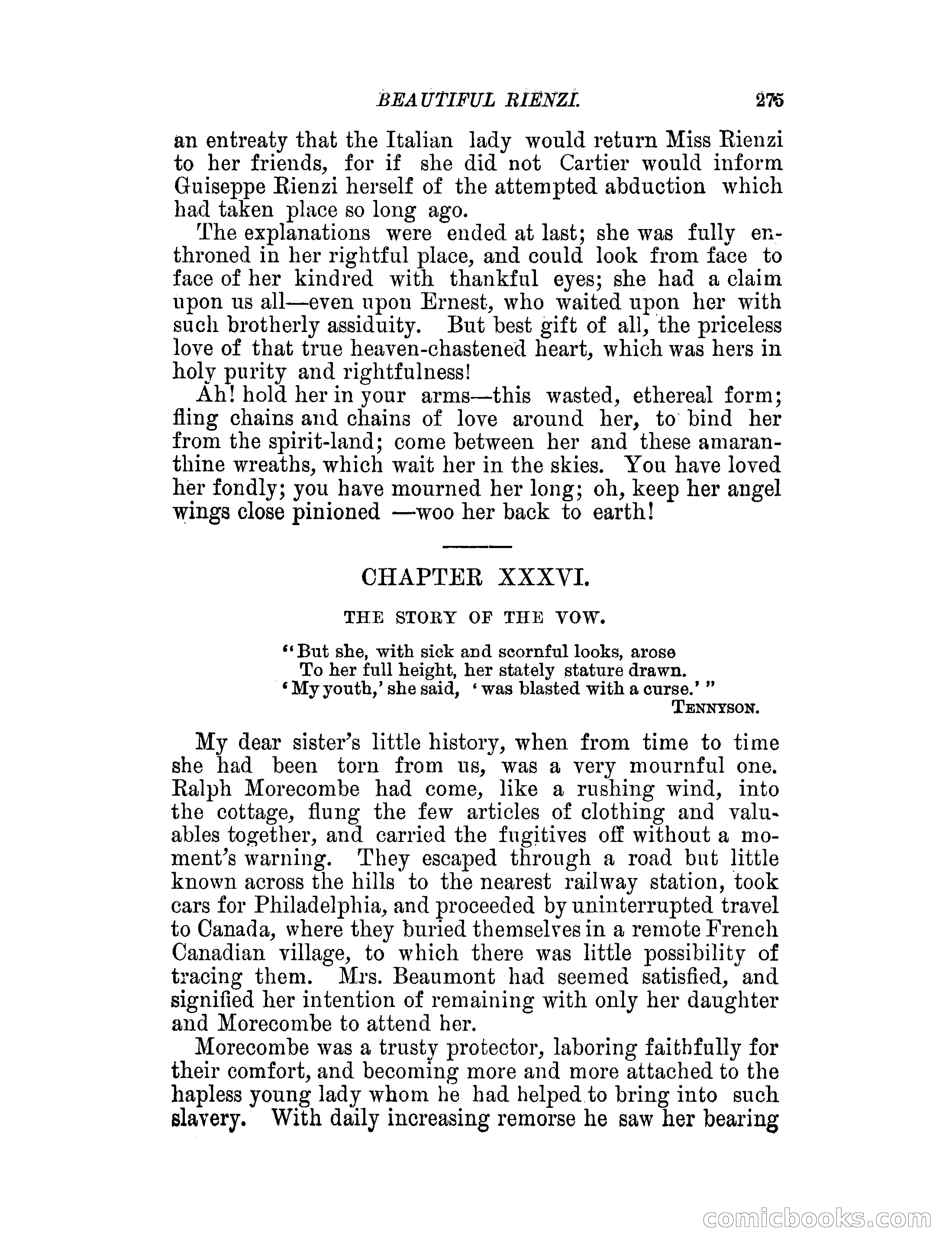 Beautiful Rienzi; or, The secret vendetta — page 280 of 287