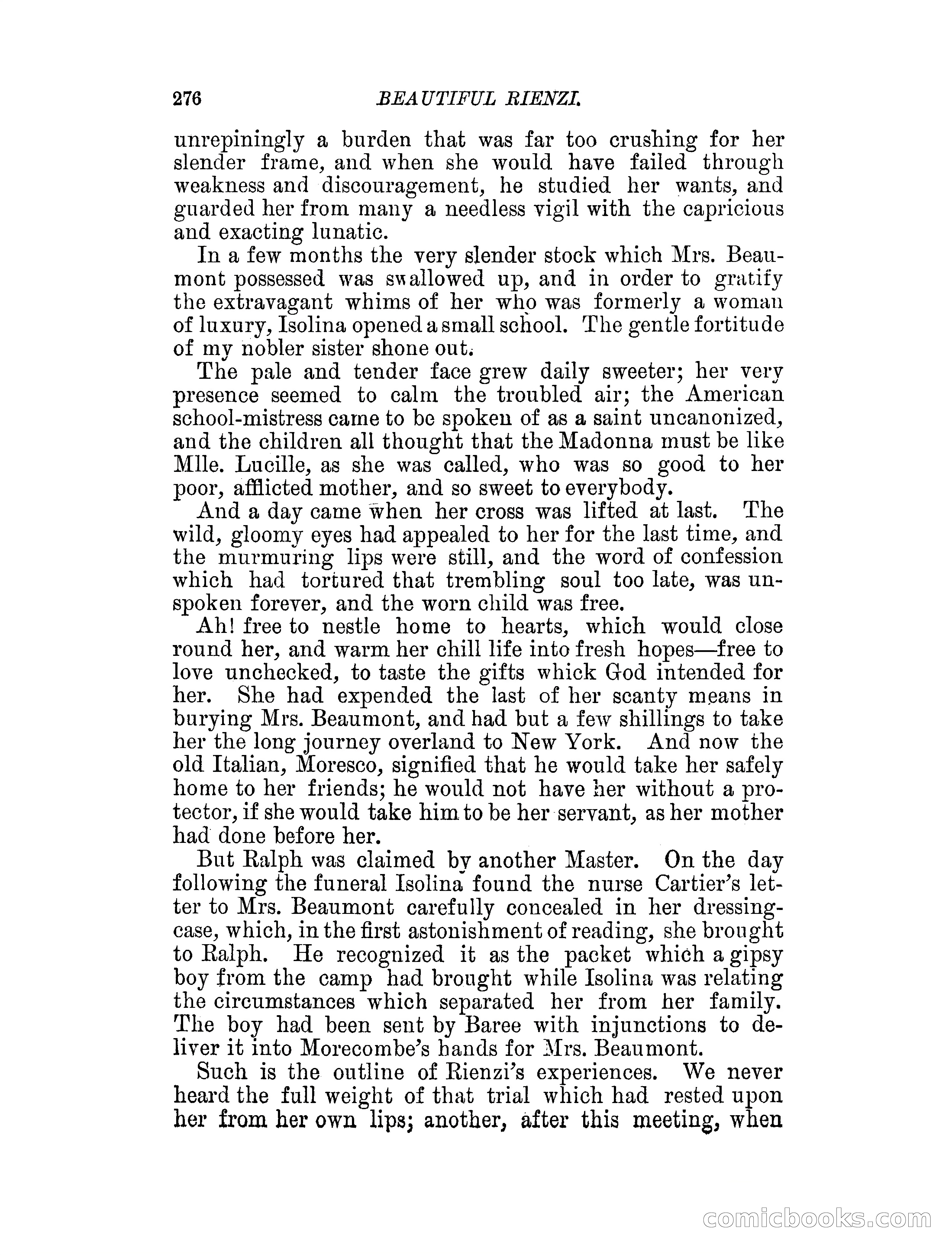 Beautiful Rienzi; or, The secret vendetta — page 281 of 287