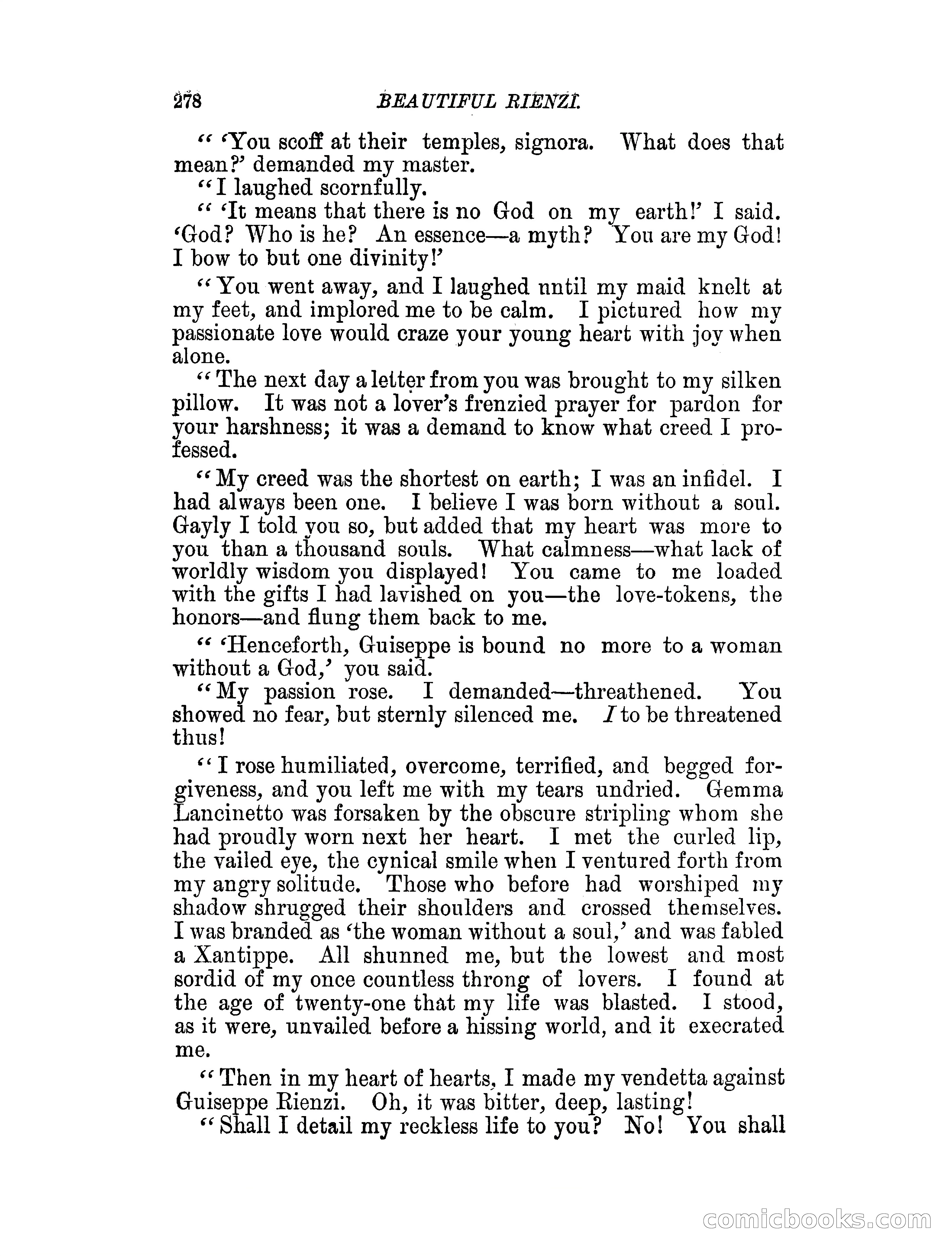 Beautiful Rienzi; or, The secret vendetta — page 283 of 287