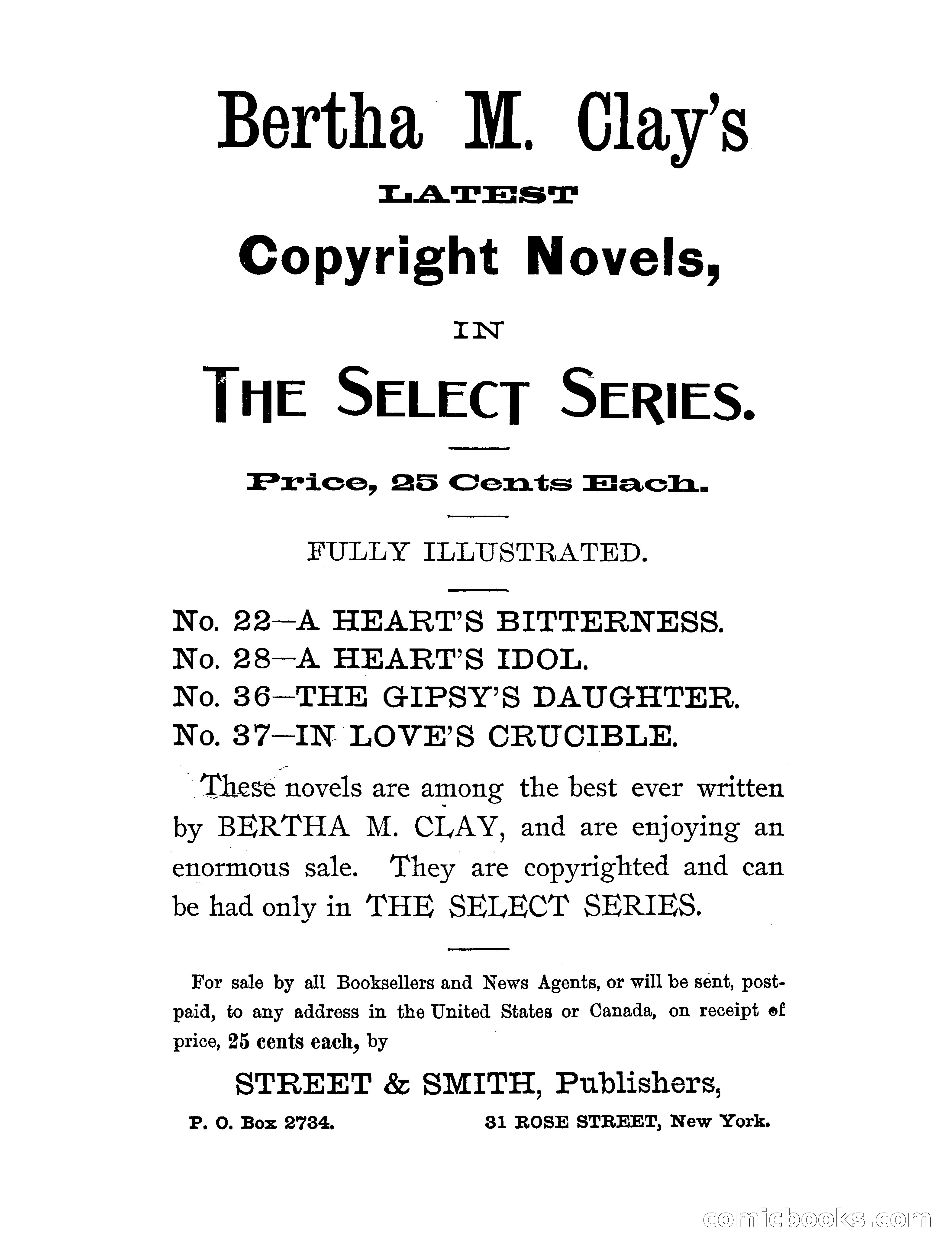 Beautiful Rienzi; or, The secret vendetta — page 289 of 287