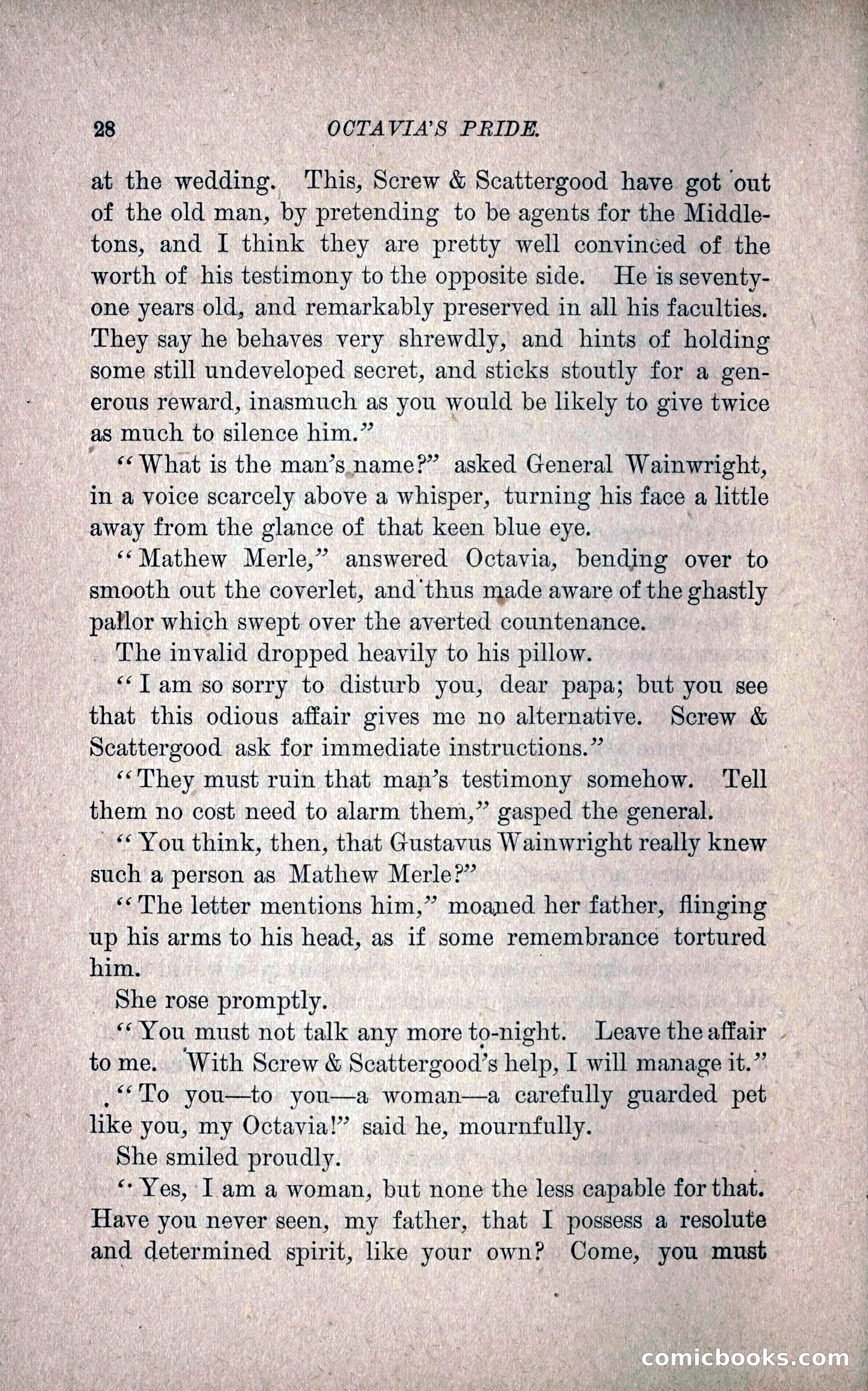 Octavia's Pride; or, The Missing Witness — page 38 of 284