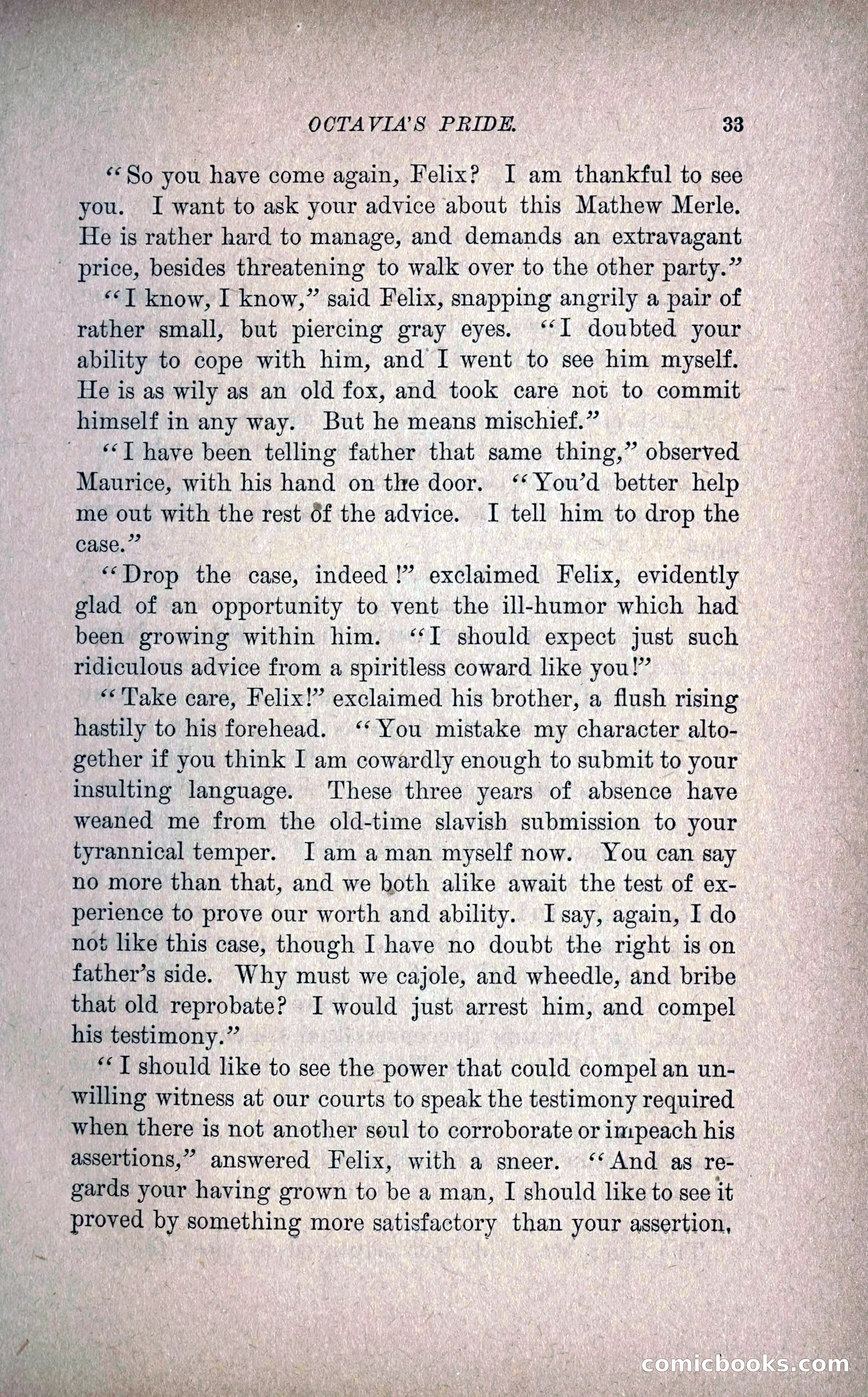 Octavia's Pride; or, The Missing Witness — page 43 of 284