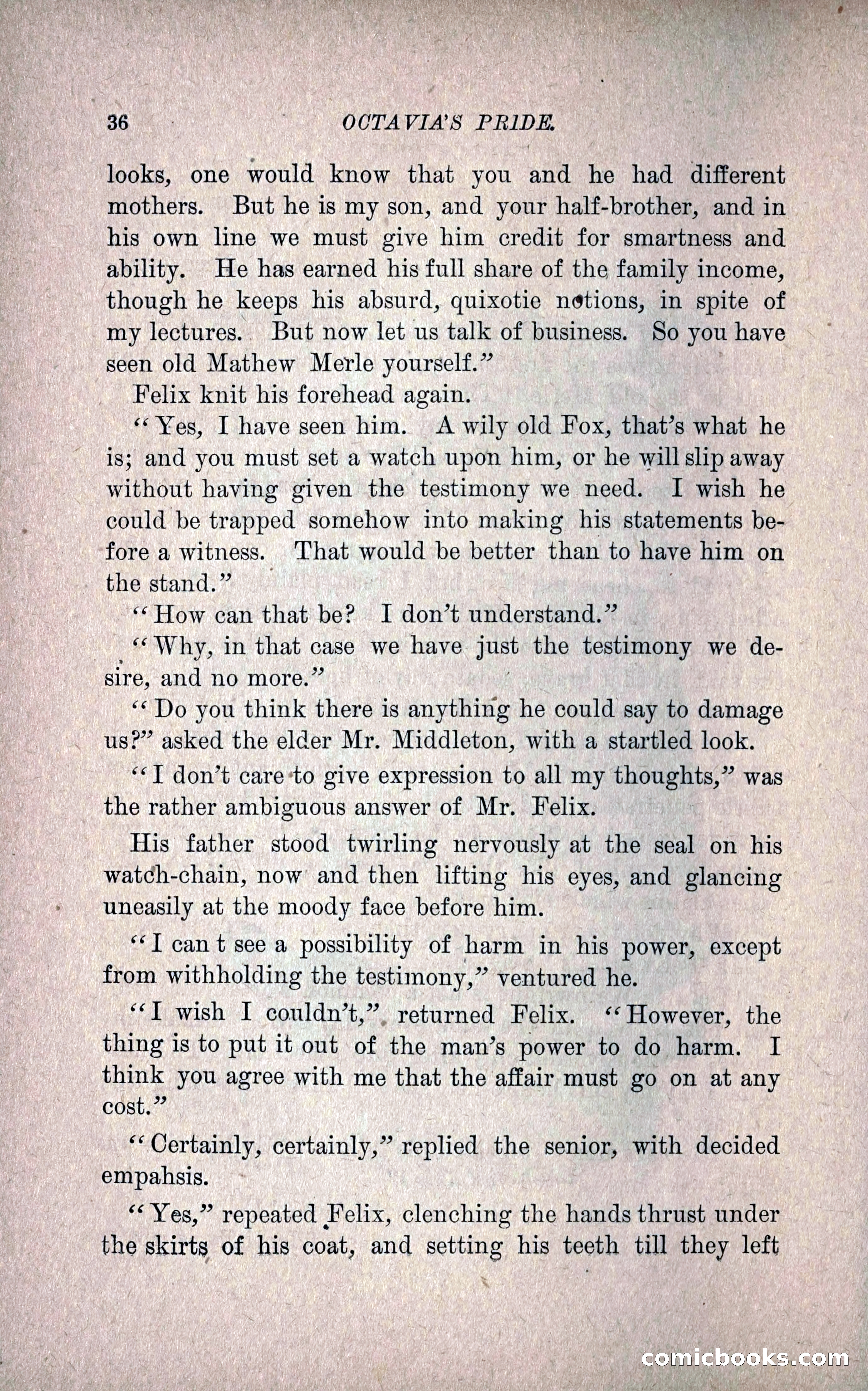 Octavia's Pride; or, The Missing Witness — page 46 of 284