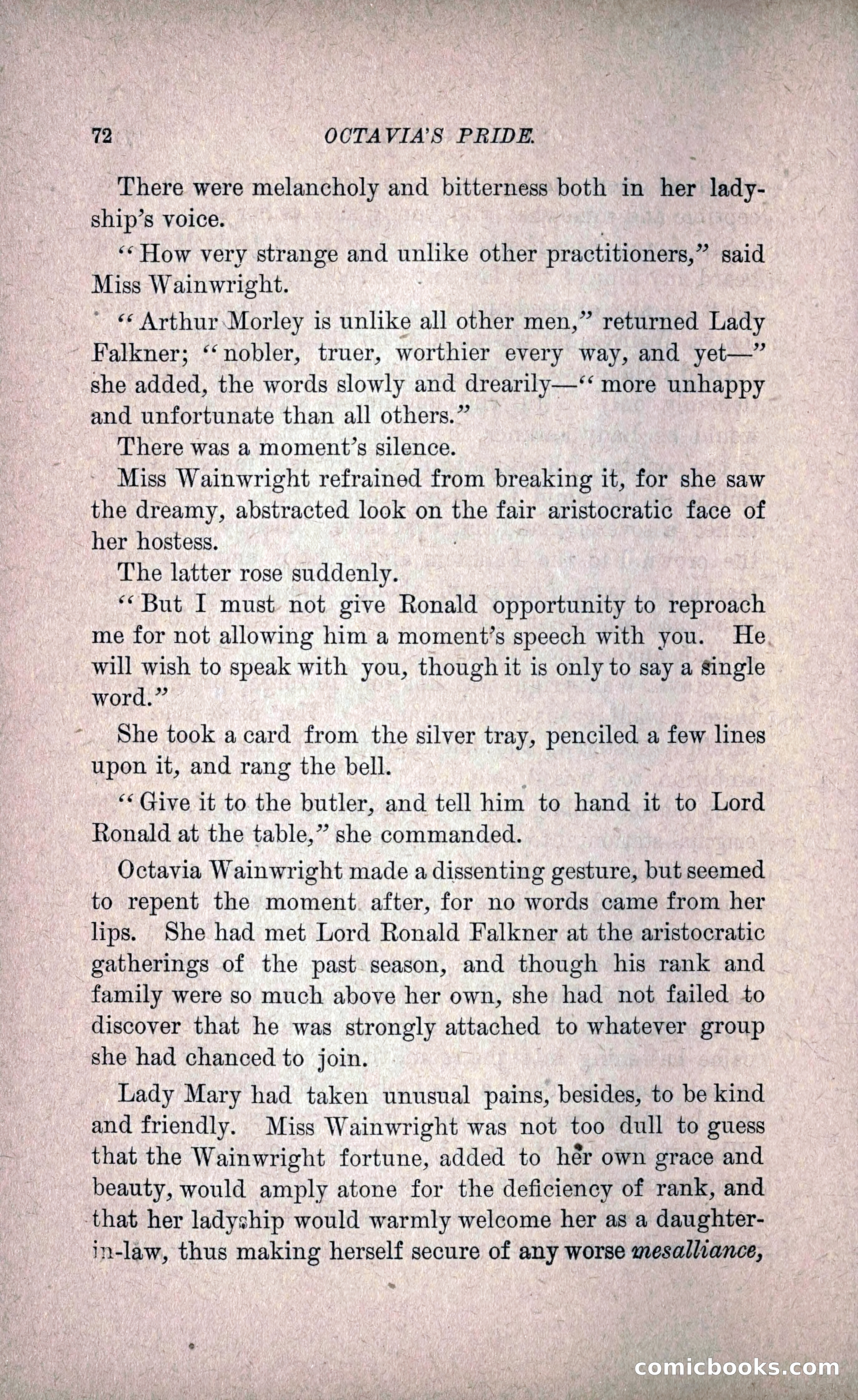 Octavia's Pride; or, The Missing Witness — page 82 of 284