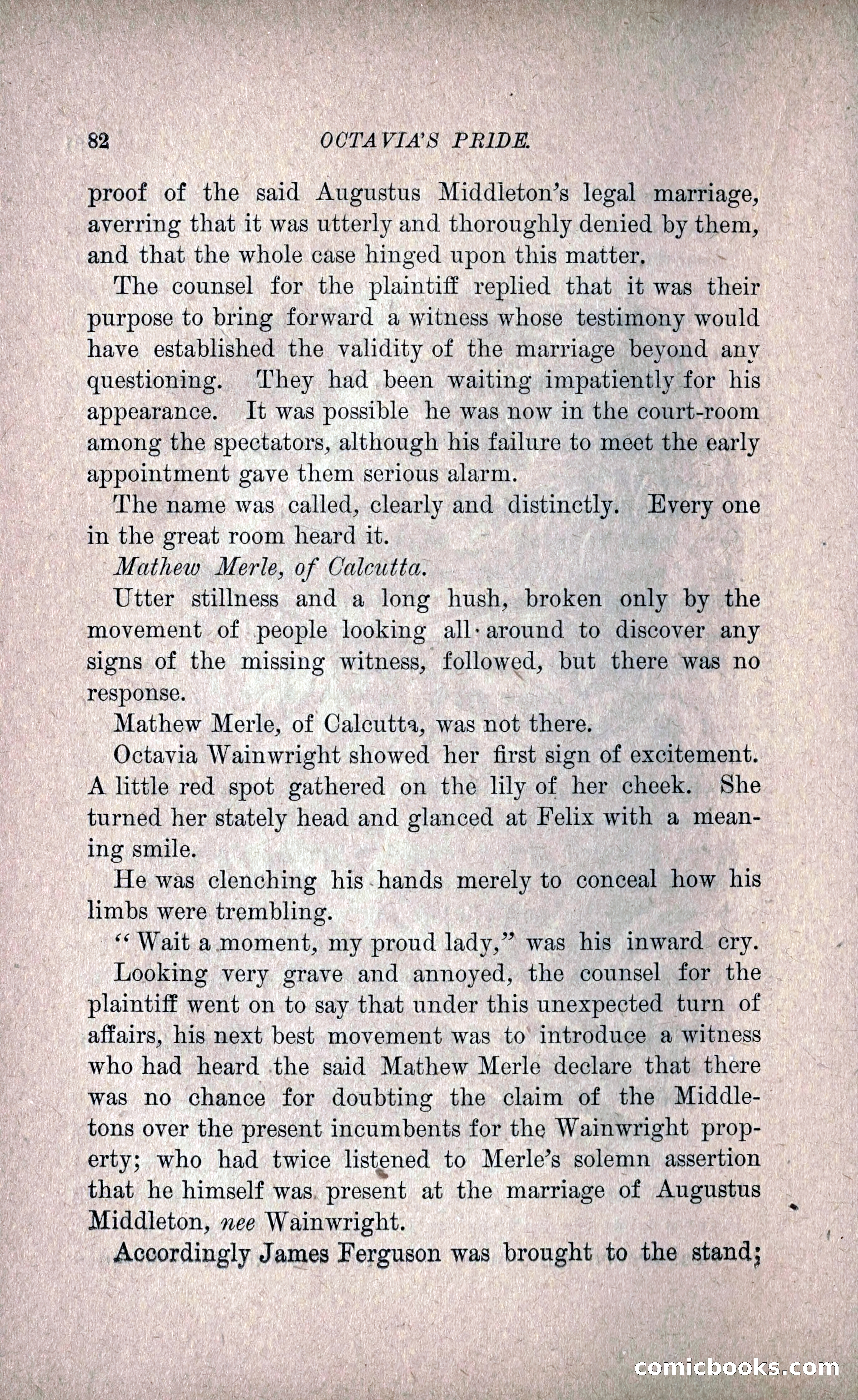 Octavia's Pride; or, The Missing Witness — page 92 of 284