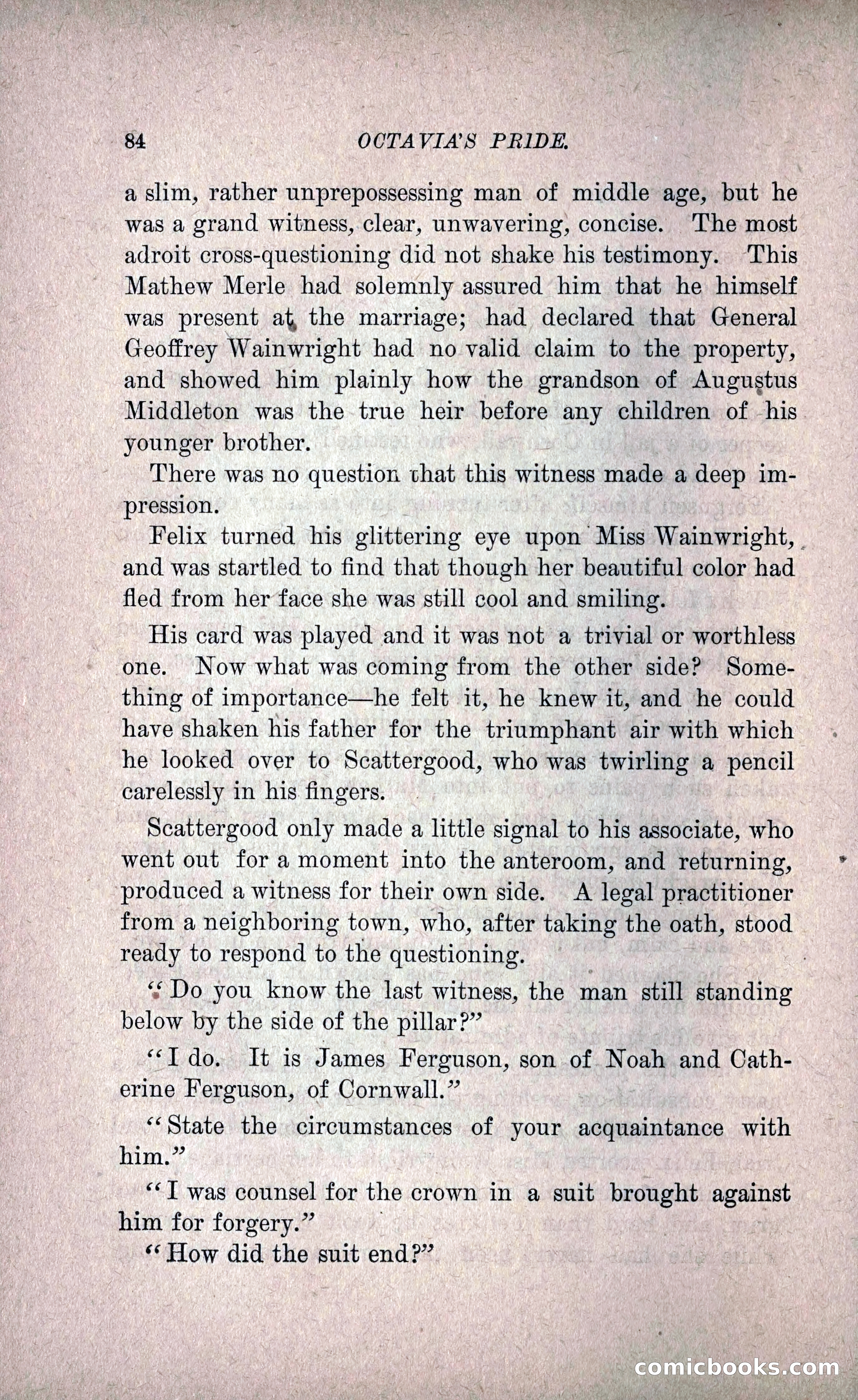 Octavia's Pride; or, The Missing Witness — page 94 of 284