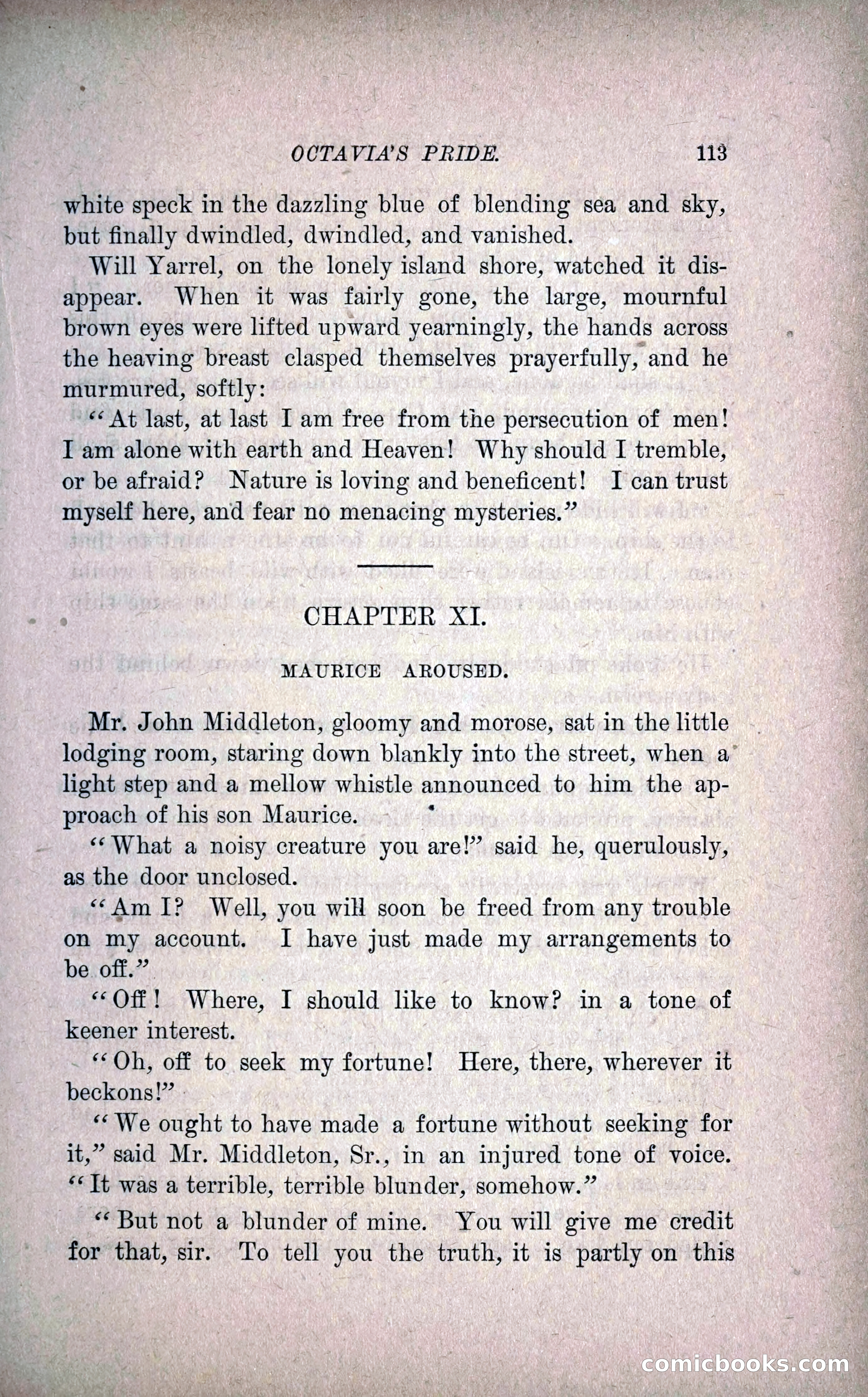 Octavia's Pride; or, The Missing Witness — page 123 of 284