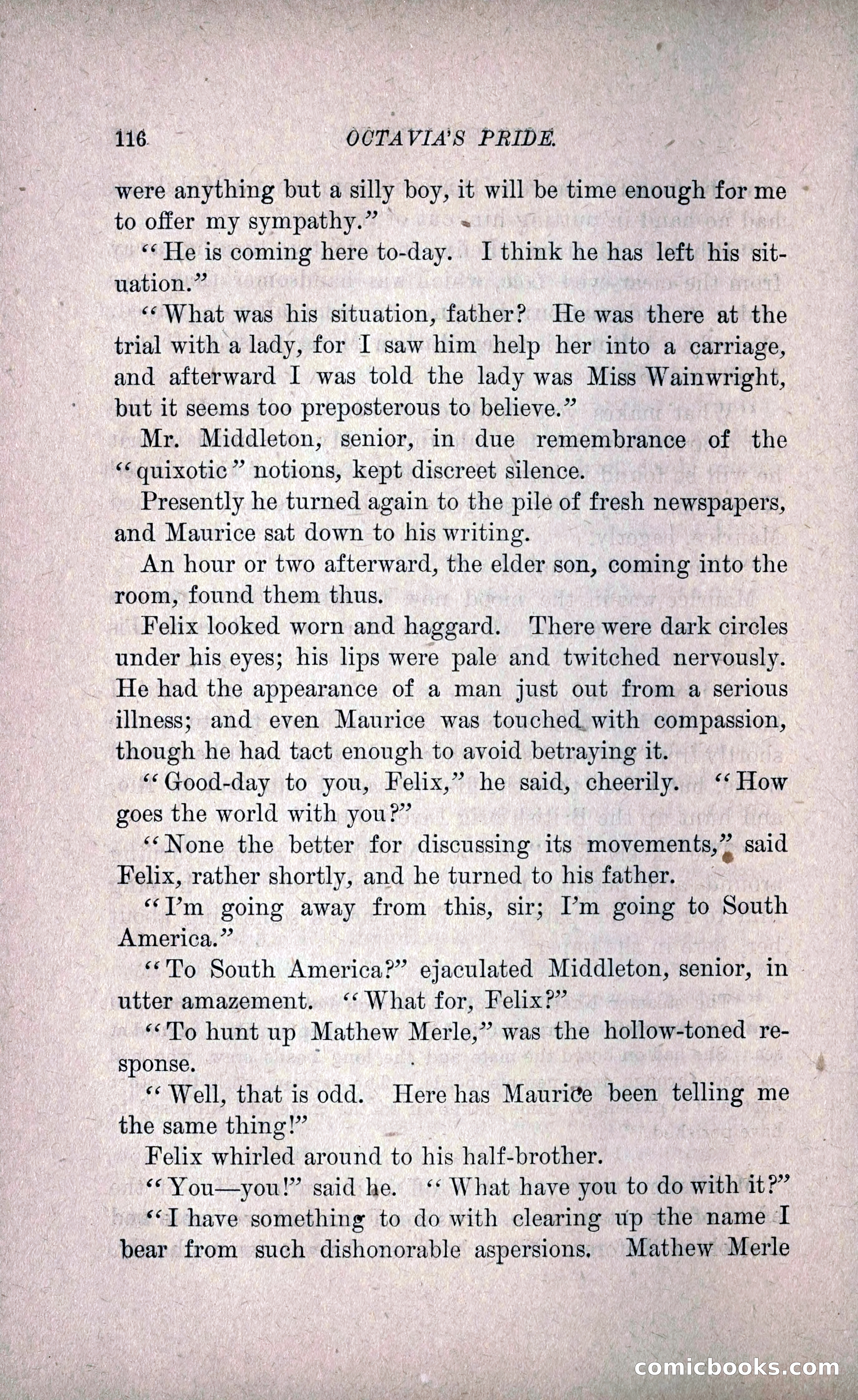 Octavia's Pride; or, The Missing Witness — page 126 of 284