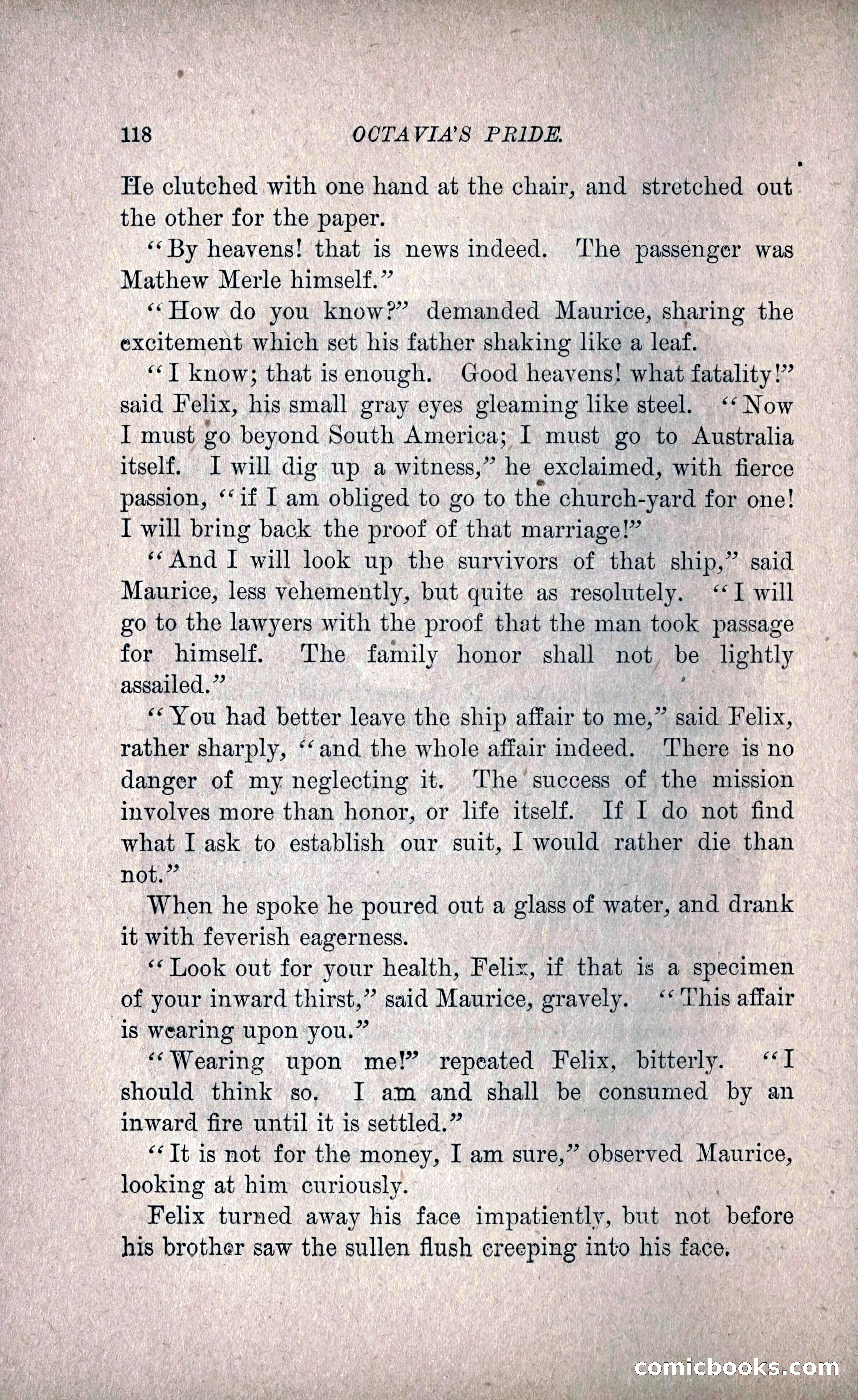 Octavia's Pride; or, The Missing Witness — page 128 of 284