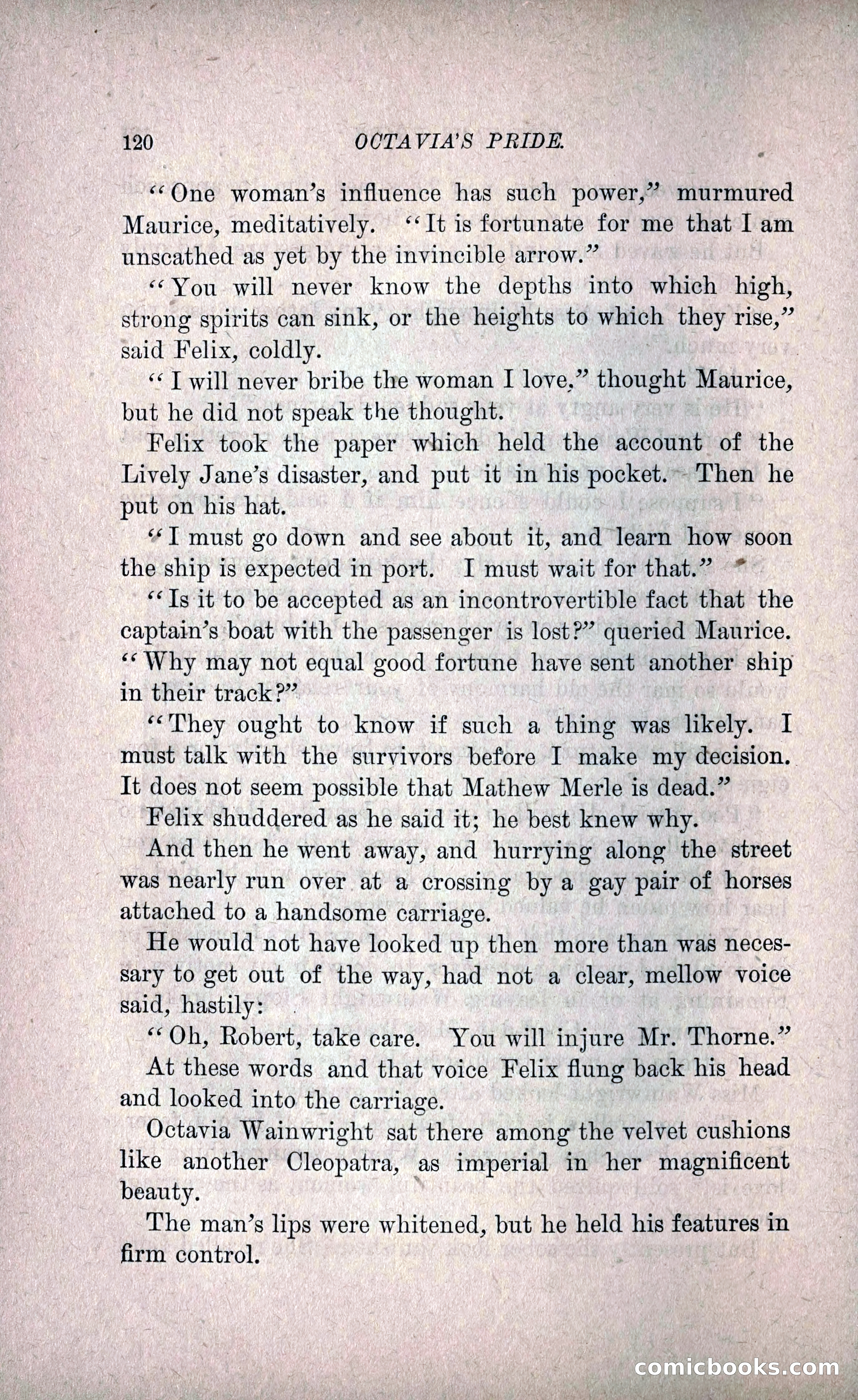 Octavia's Pride; or, The Missing Witness — page 130 of 284