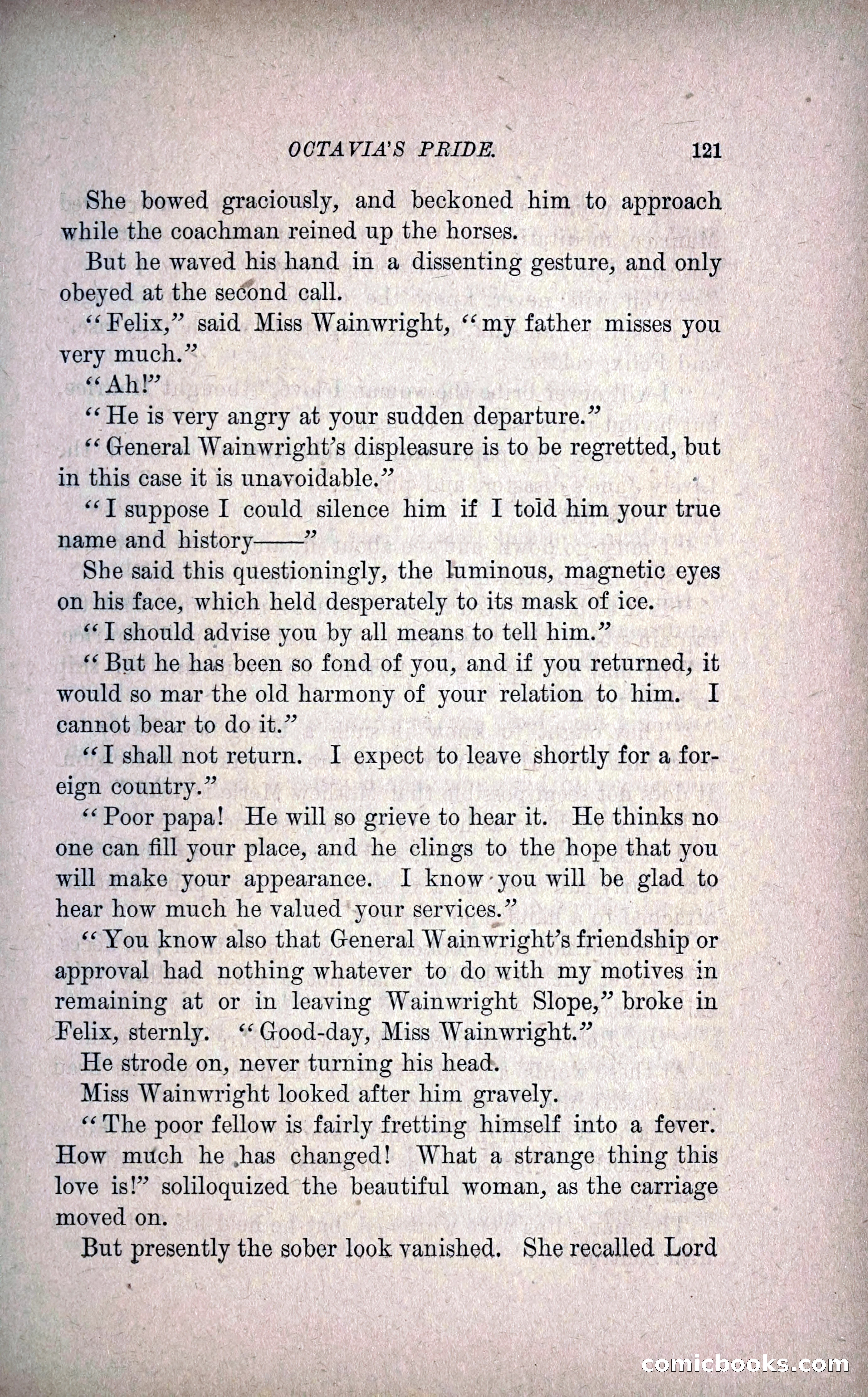 Octavia's Pride; or, The Missing Witness — page 131 of 284