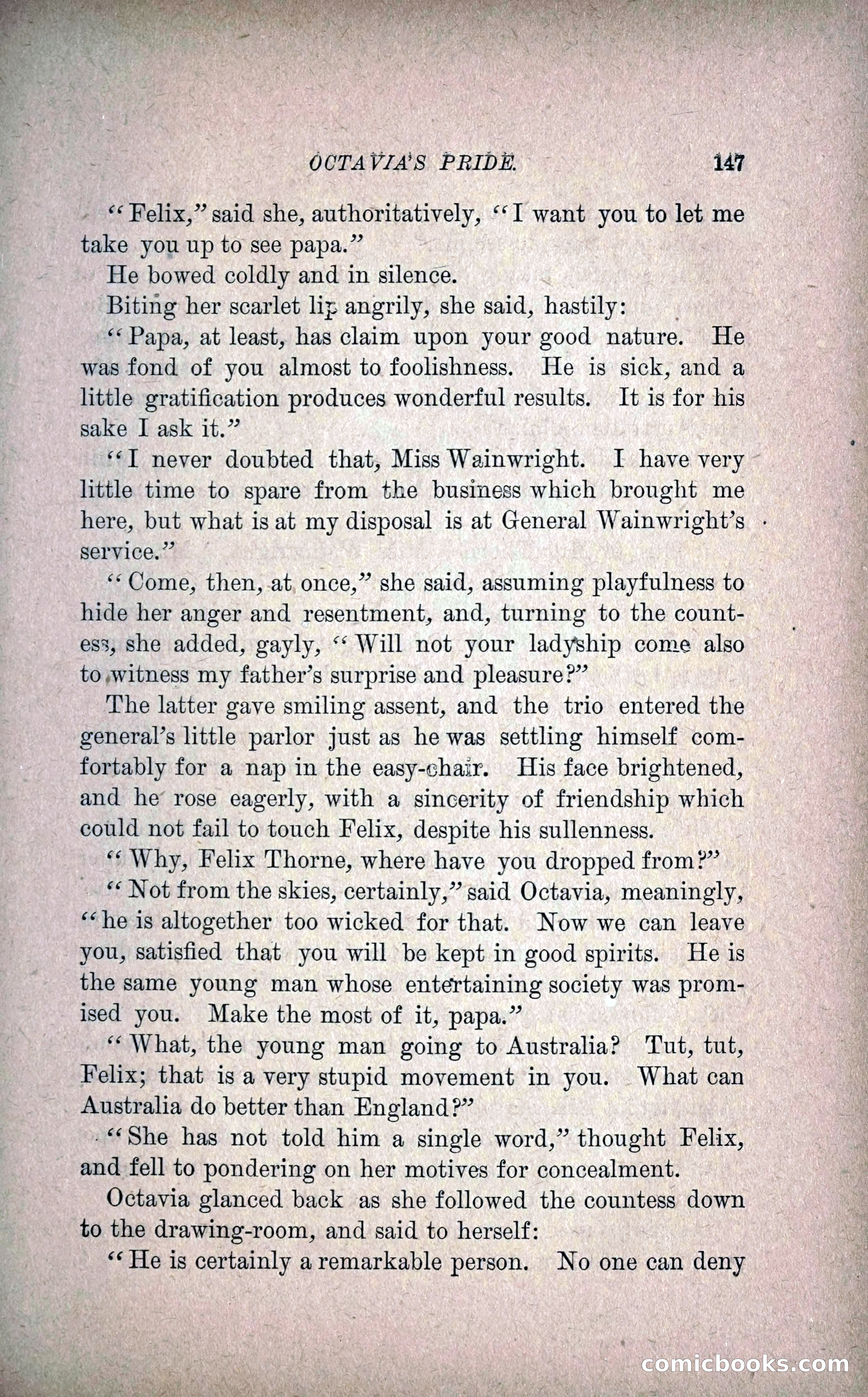 Octavia's Pride; or, The Missing Witness — page 157 of 284