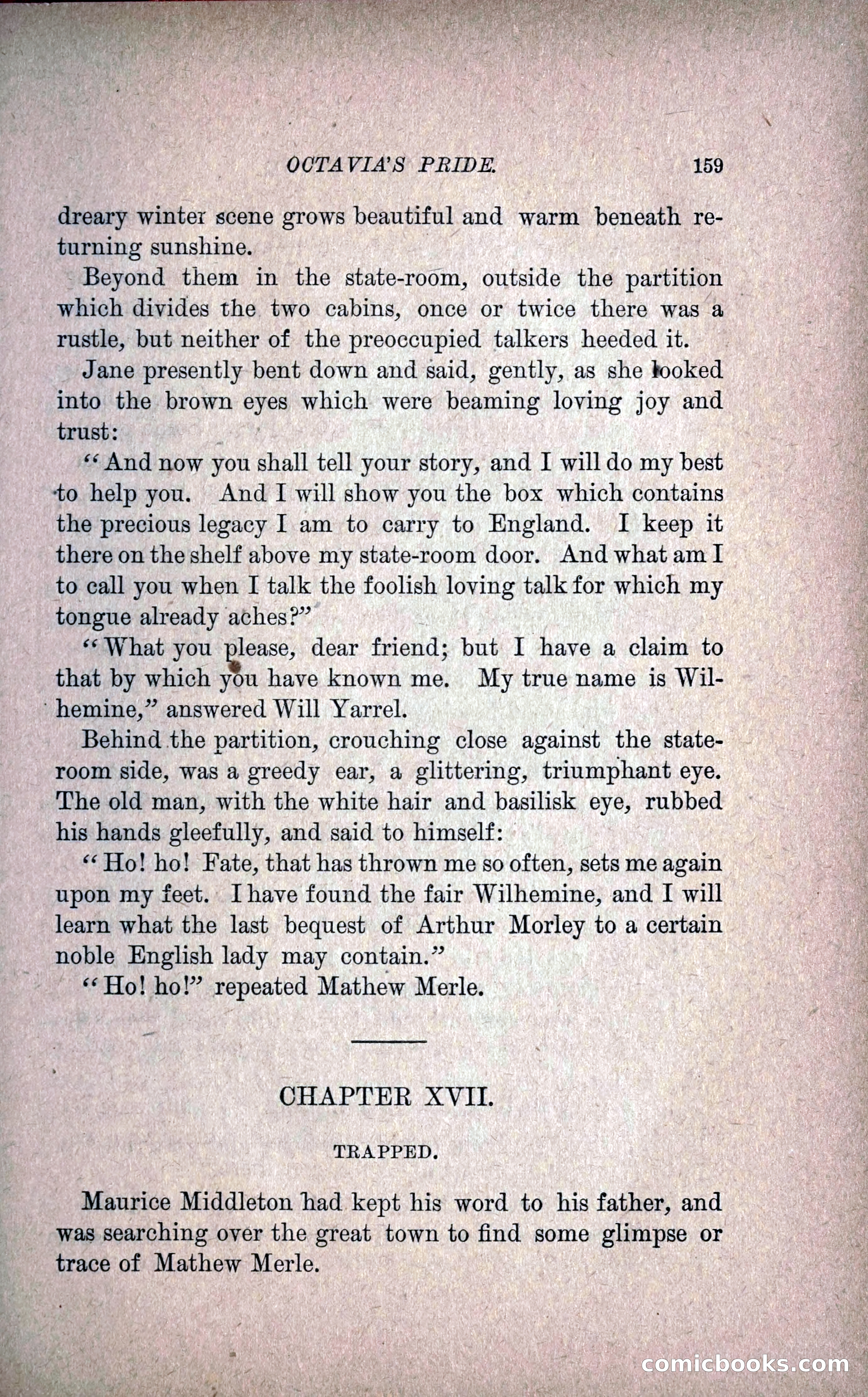 Octavia's Pride; or, The Missing Witness — page 169 of 284