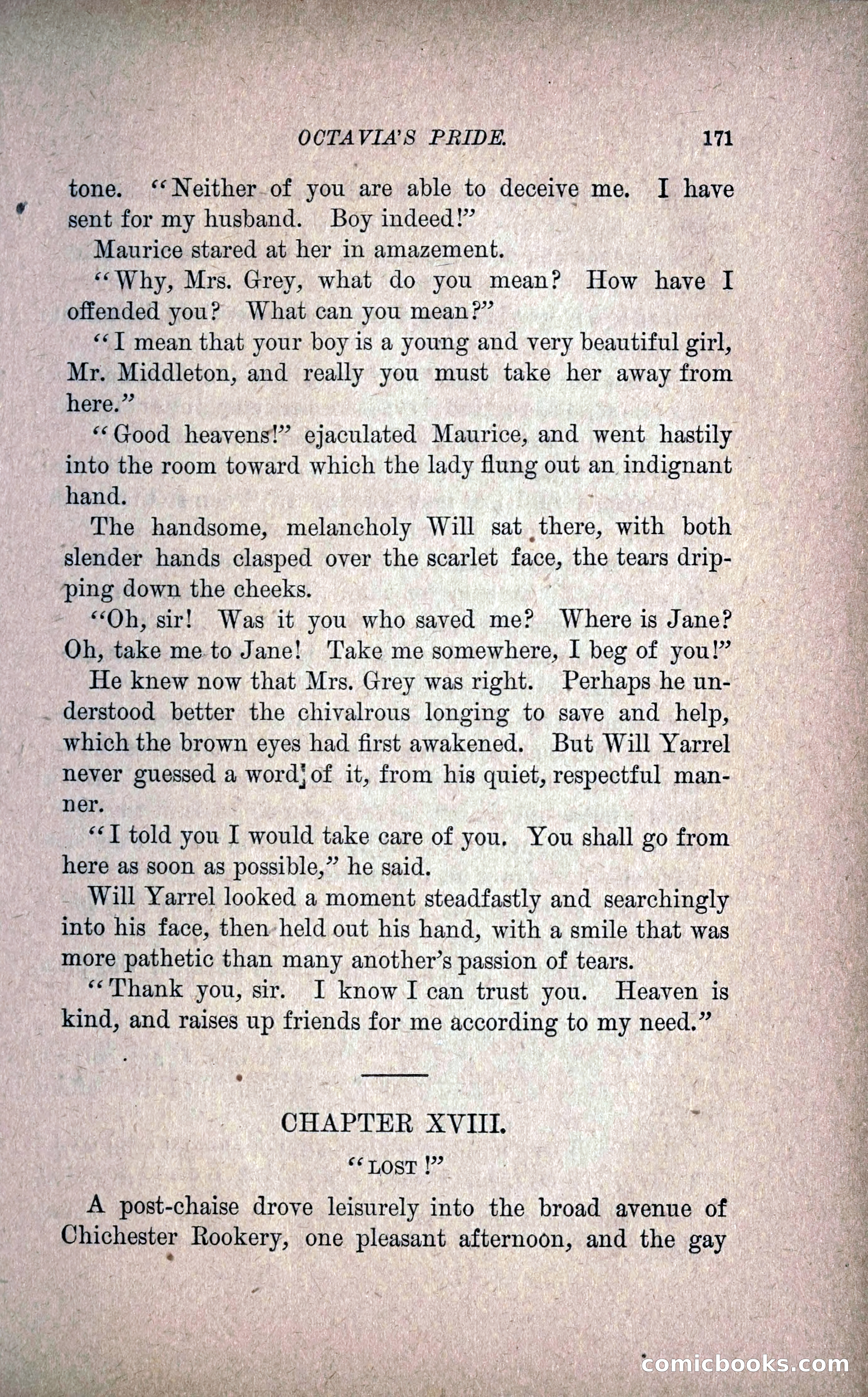 Octavia's Pride; or, The Missing Witness — page 181 of 284