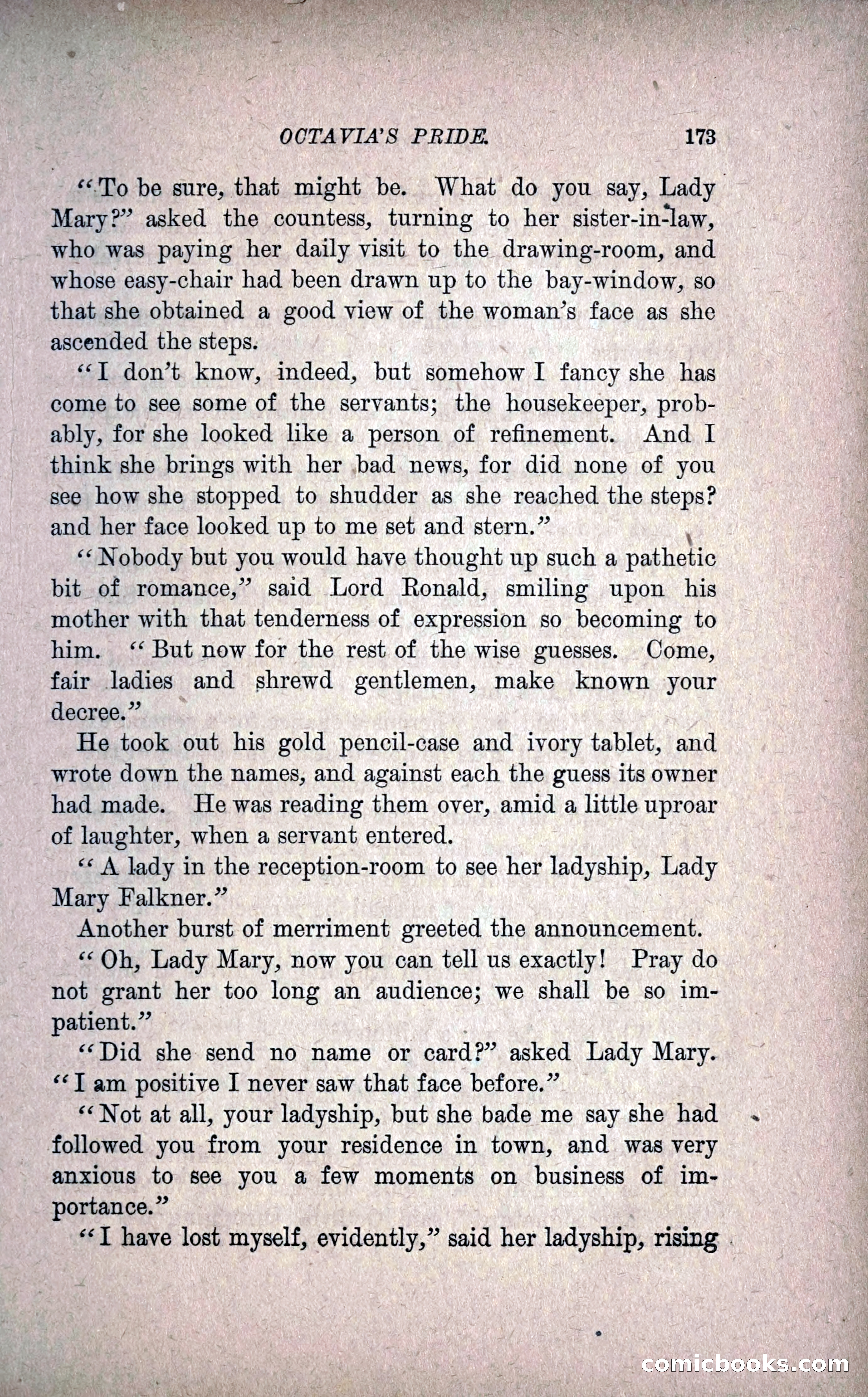 Octavia's Pride; or, The Missing Witness — page 183 of 284
