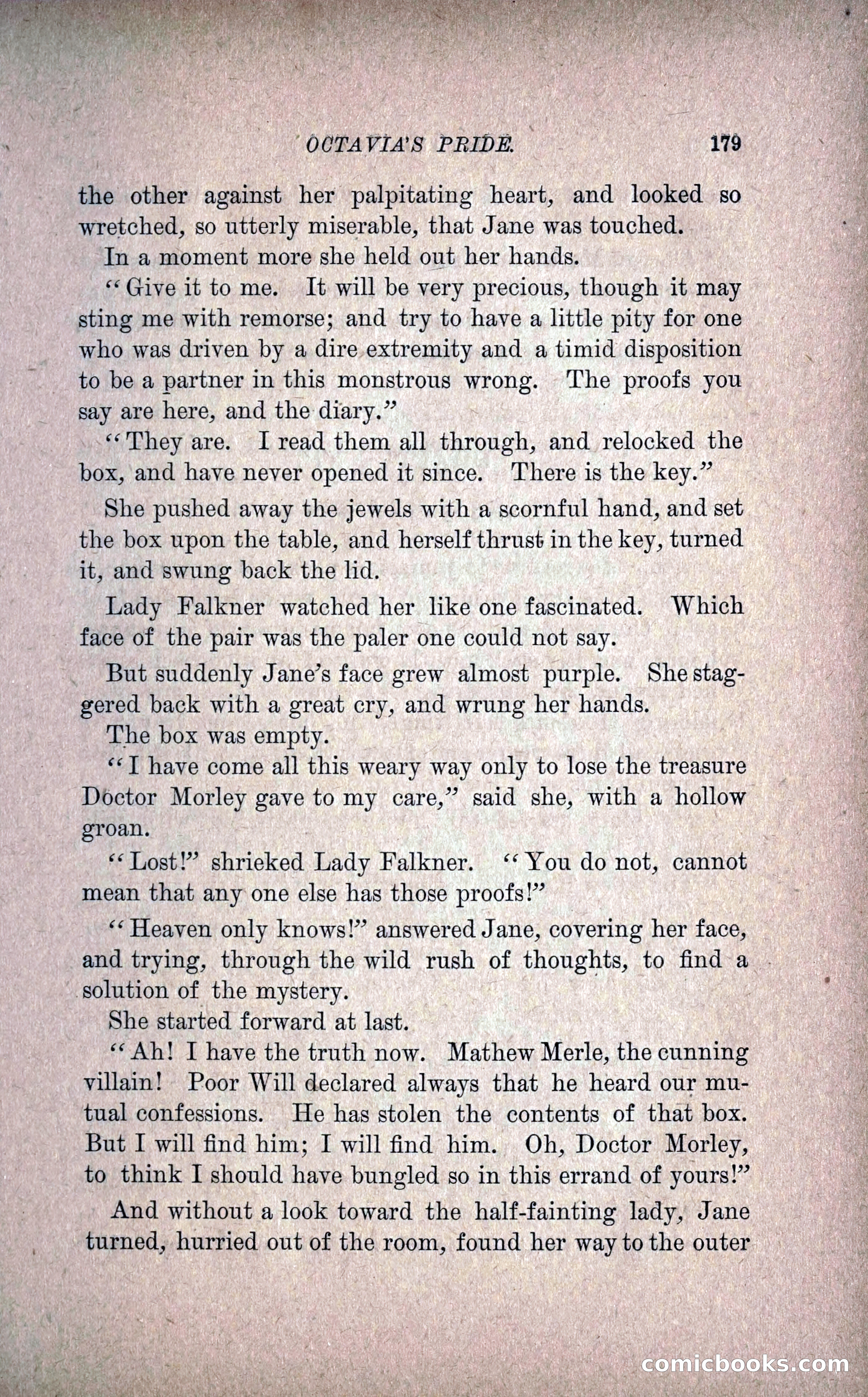 Octavia's Pride; or, The Missing Witness — page 189 of 284