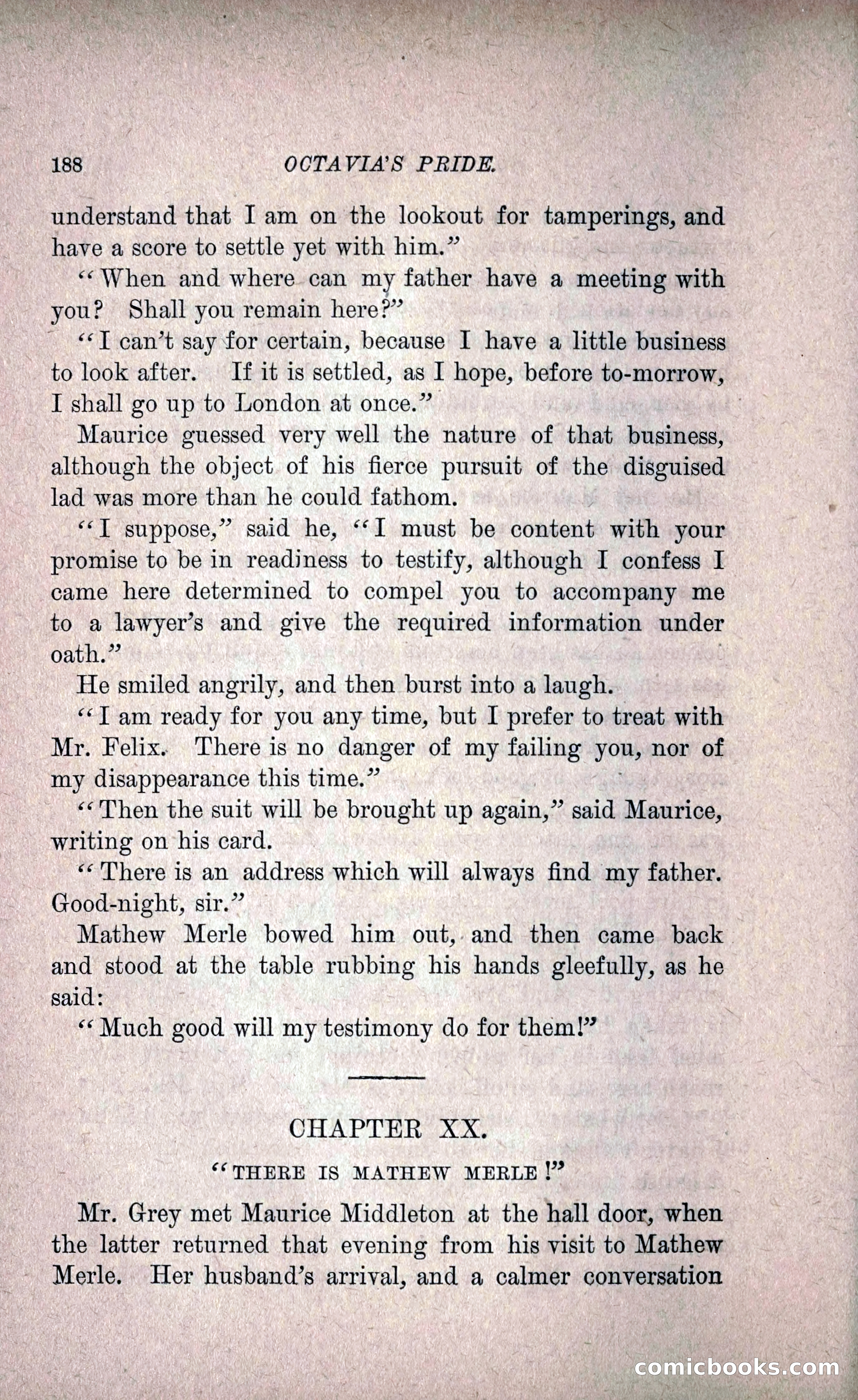 Octavia's Pride; or, The Missing Witness — page 198 of 284