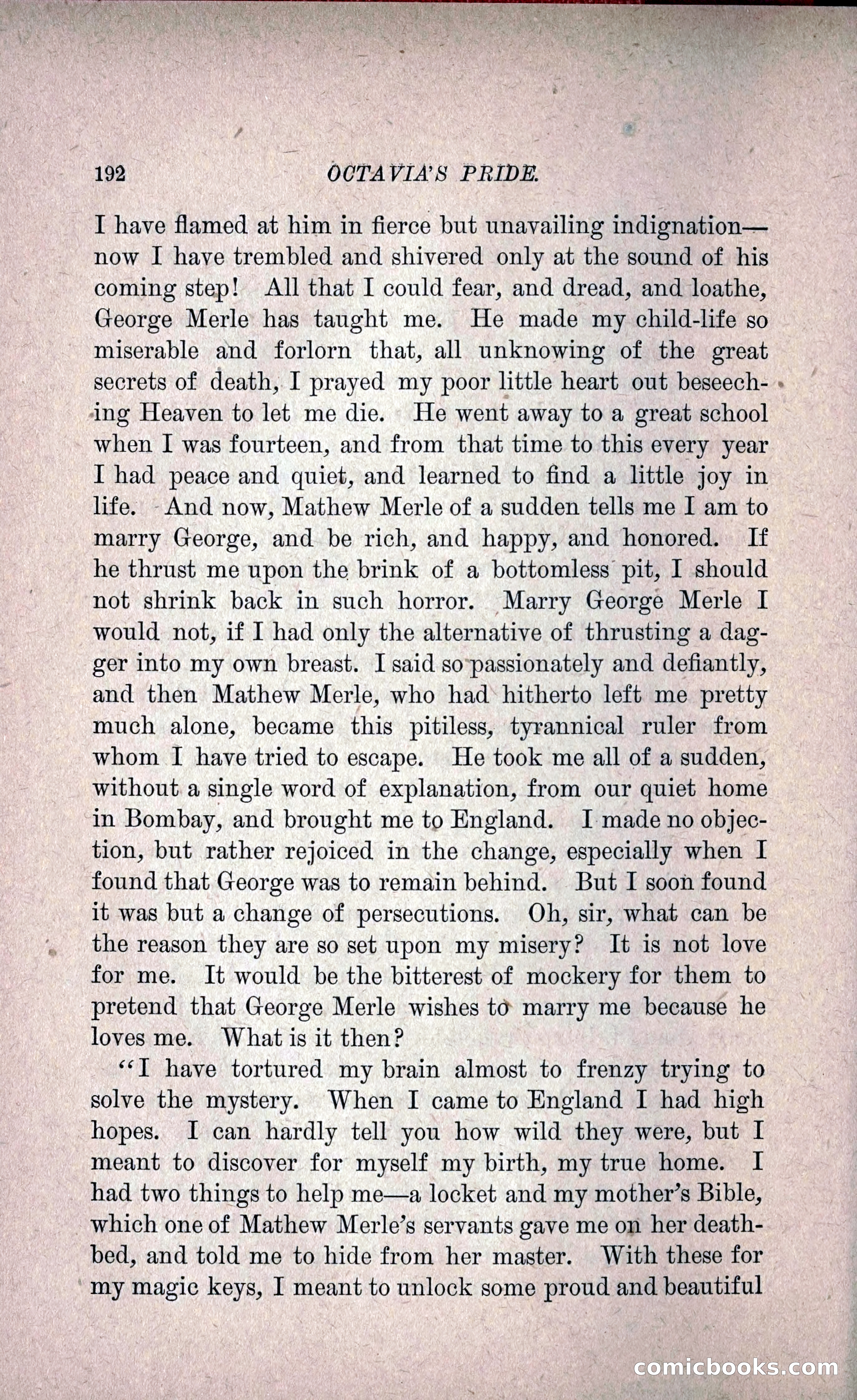 Octavia's Pride; or, The Missing Witness — page 202 of 284
