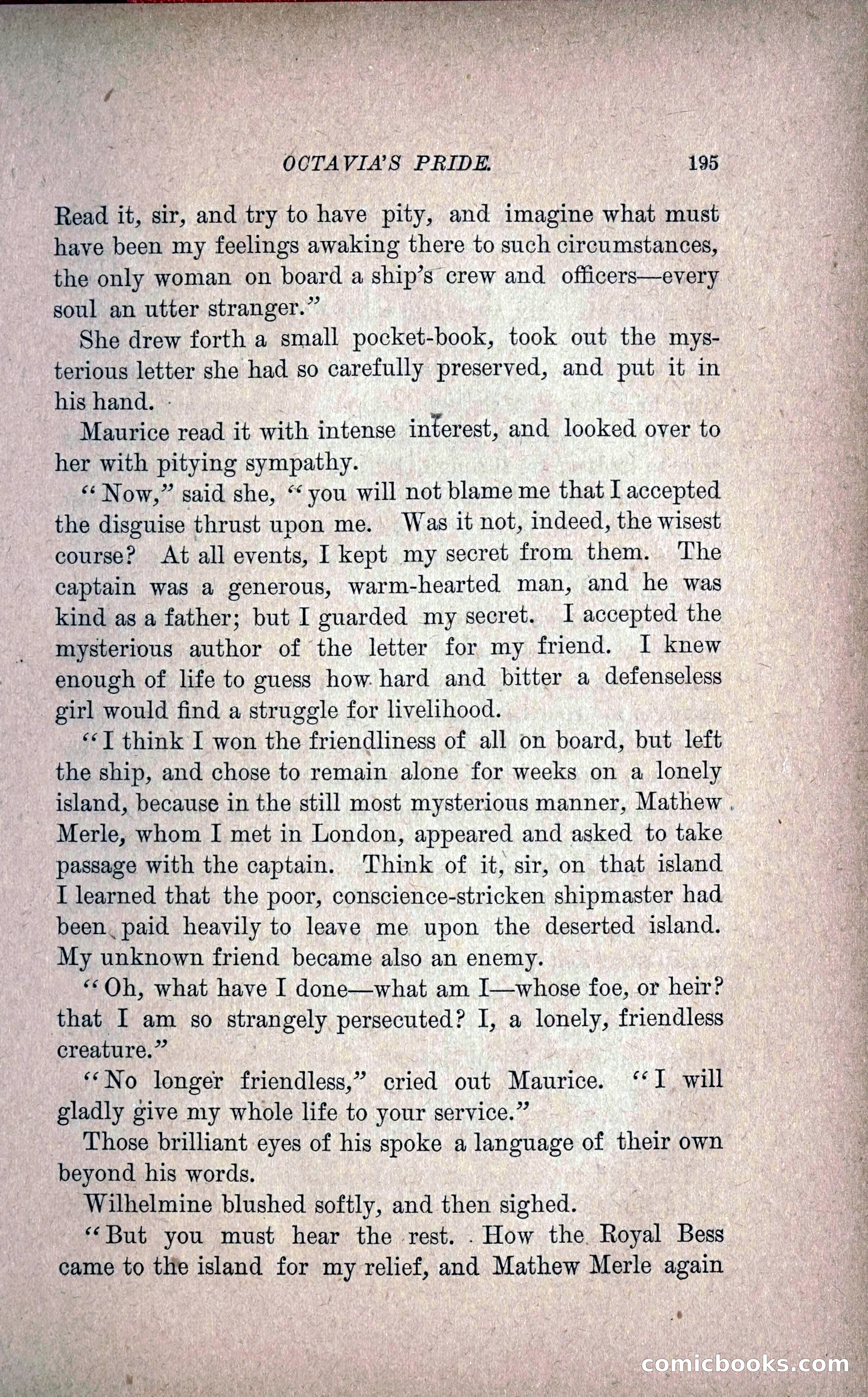 Octavia's Pride; or, The Missing Witness — page 205 of 284