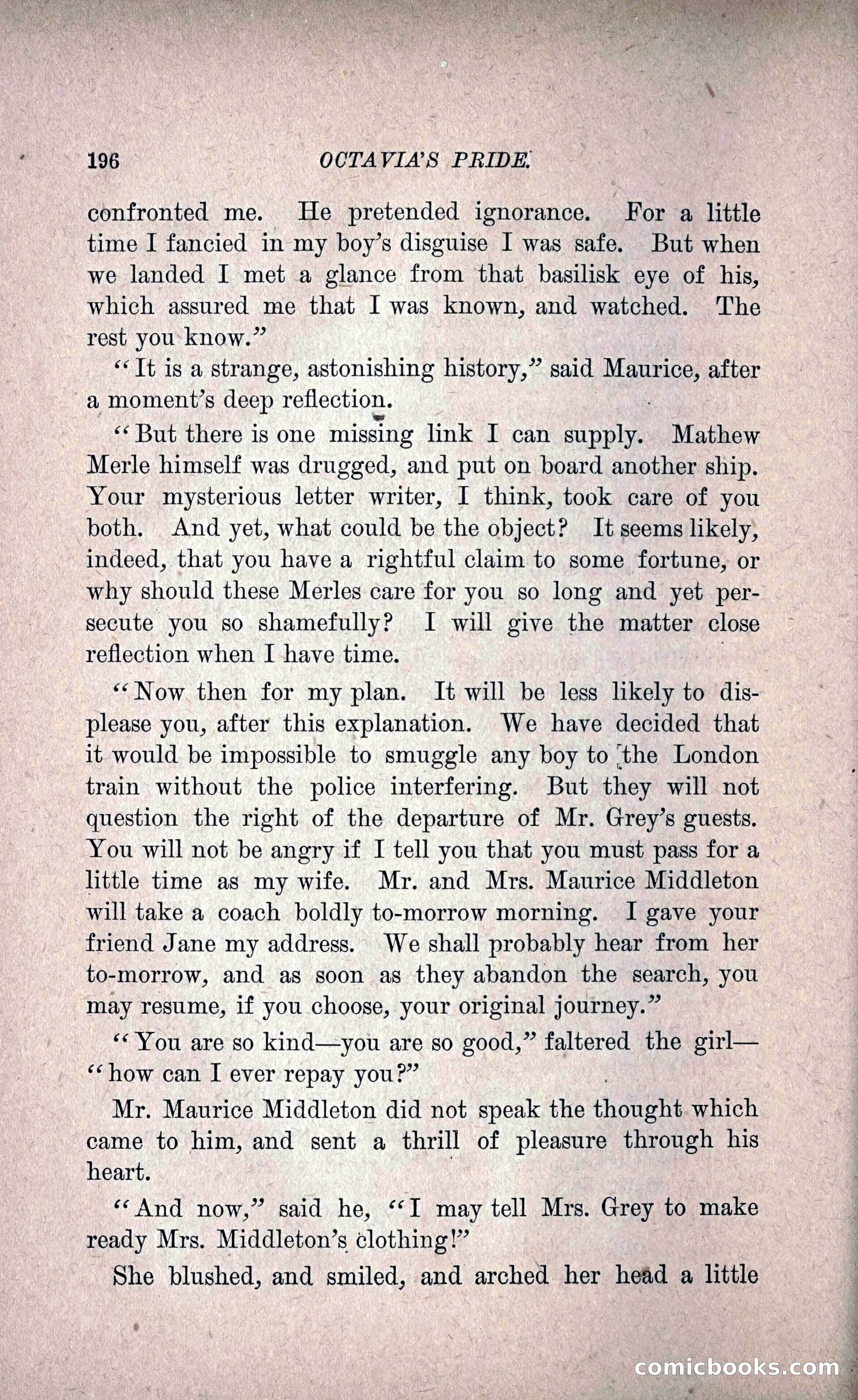 Octavia's Pride; or, The Missing Witness — page 206 of 284