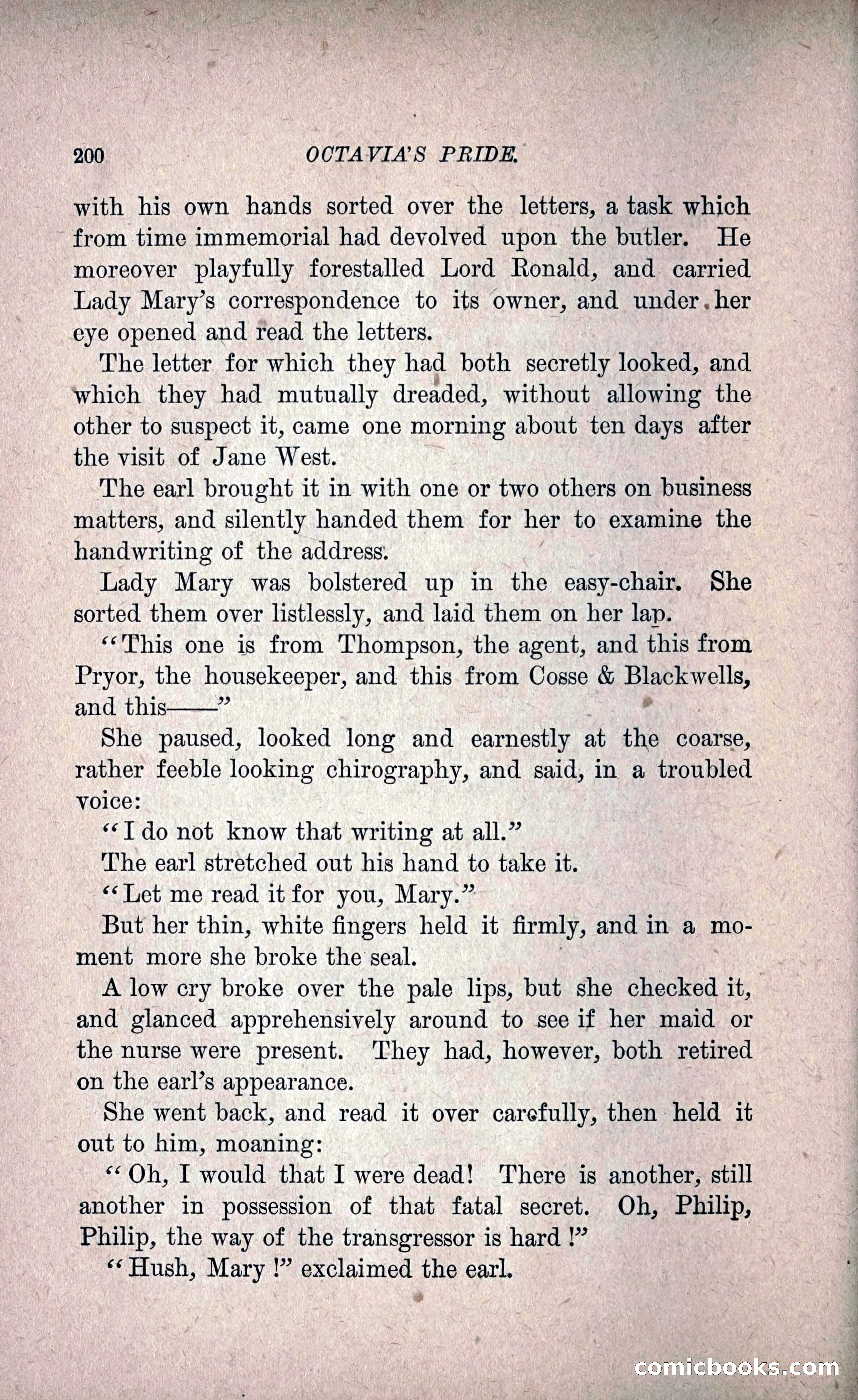 Octavia's Pride; or, The Missing Witness — page 210 of 284