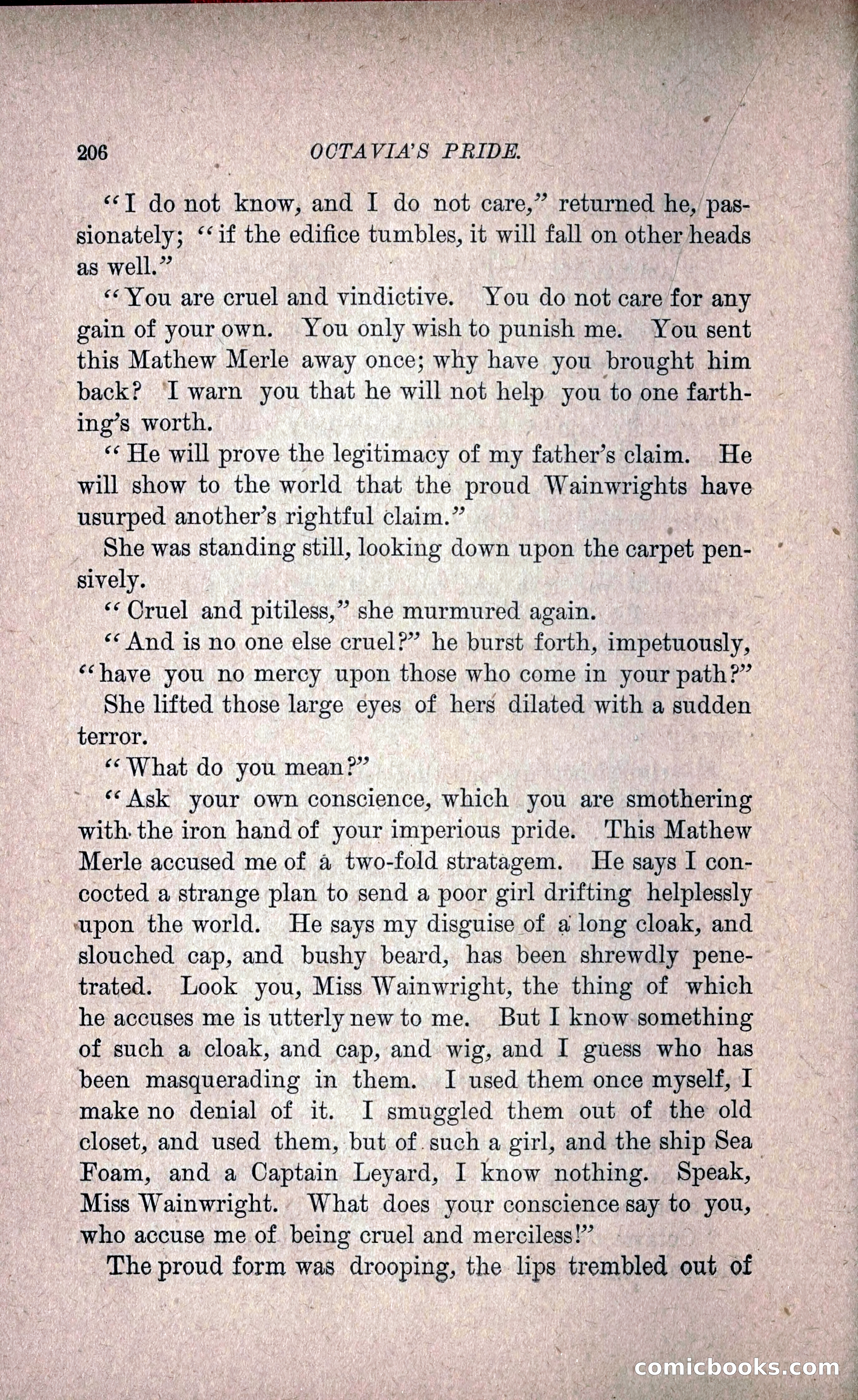 Octavia's Pride; or, The Missing Witness — page 216 of 284
