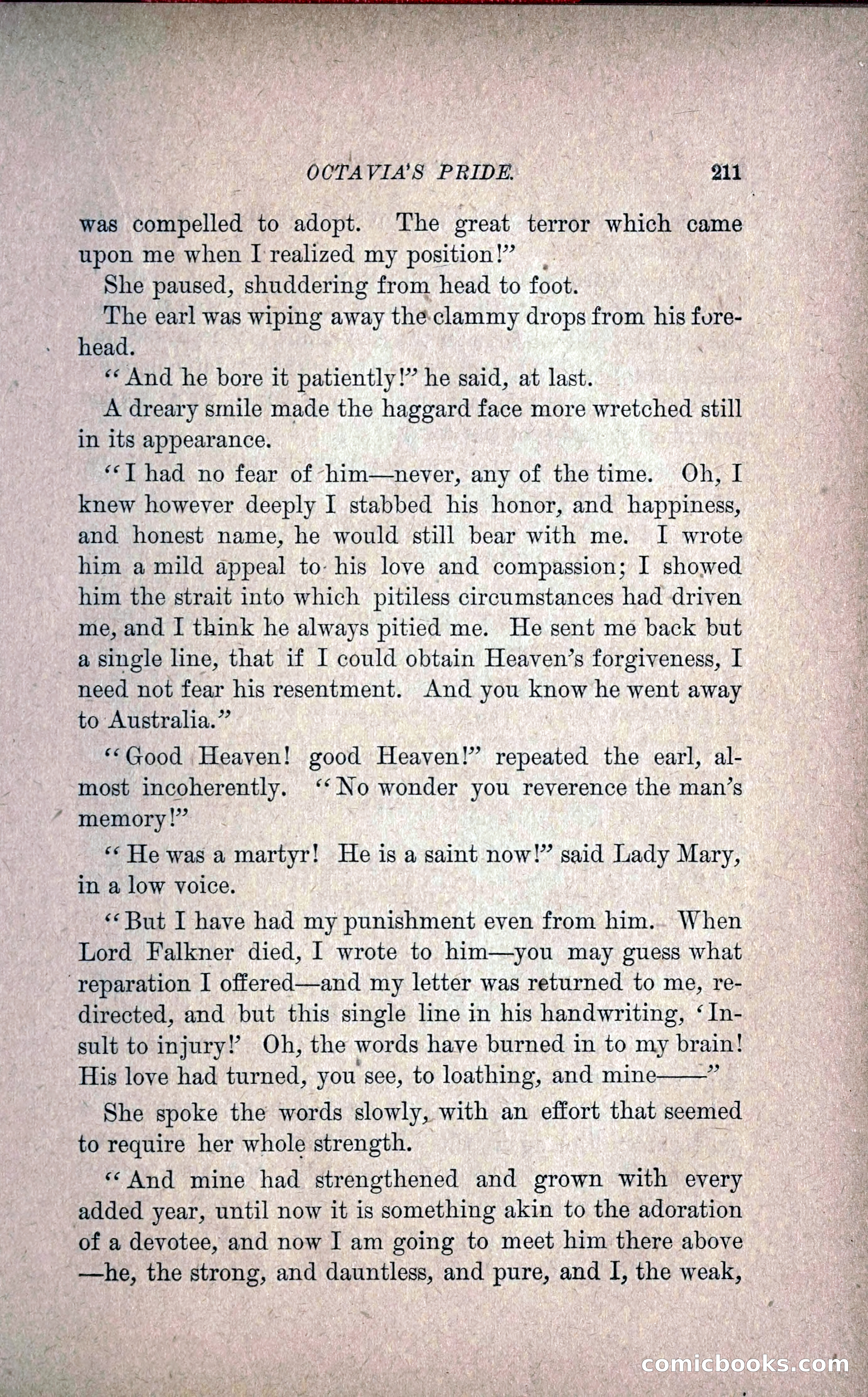 Octavia's Pride; or, The Missing Witness — page 221 of 284