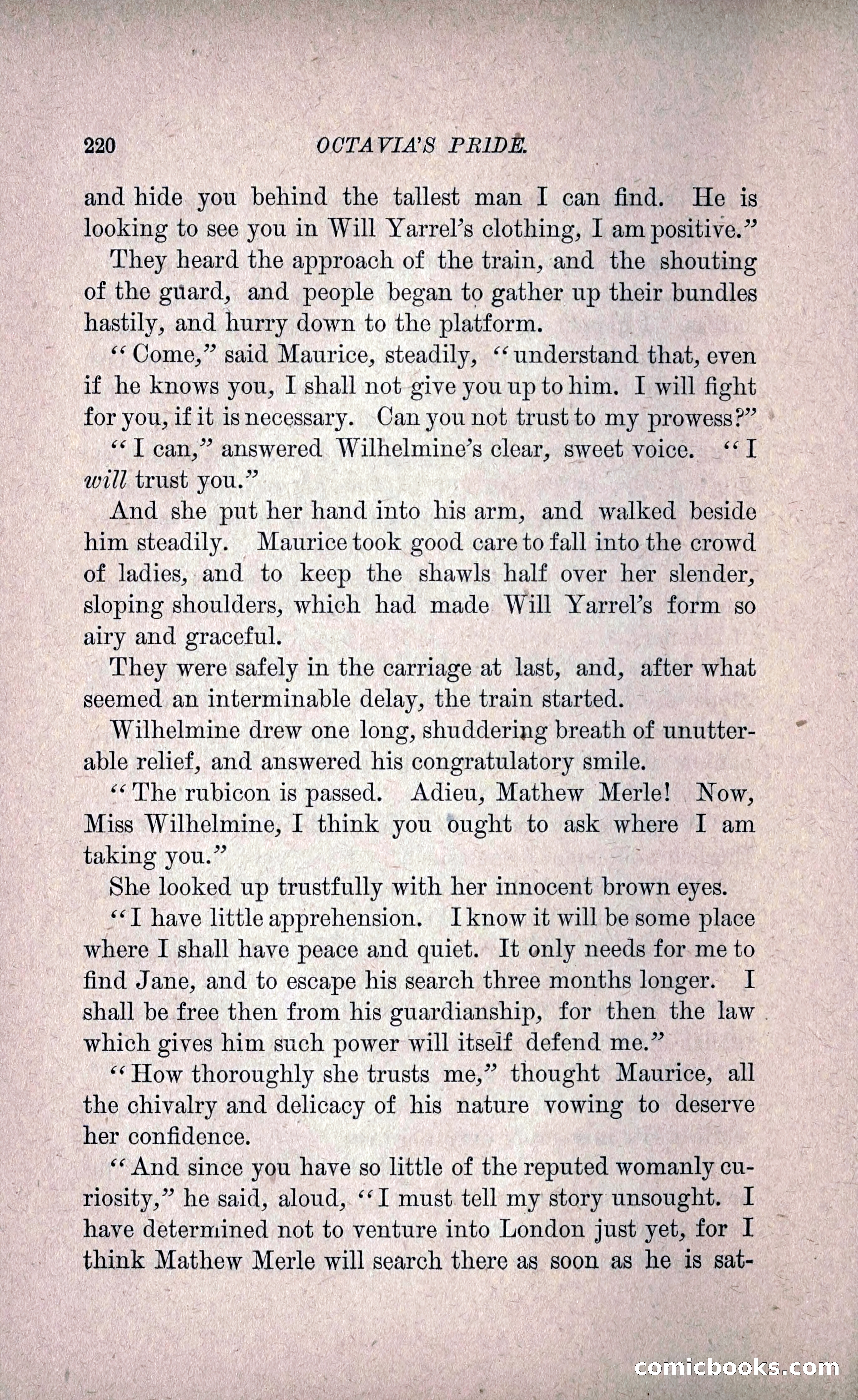 Octavia's Pride; or, The Missing Witness — page 230 of 284