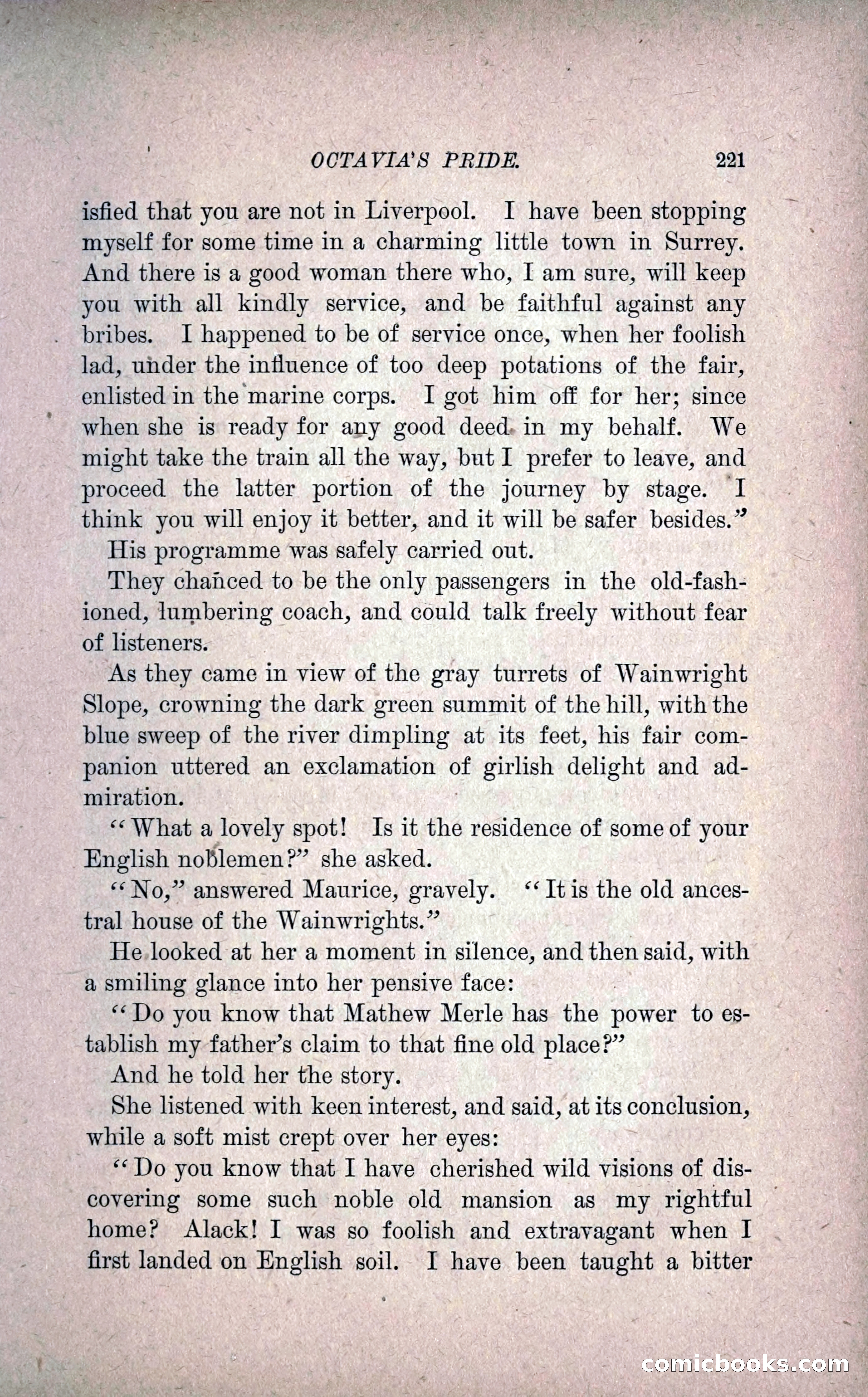 Octavia's Pride; or, The Missing Witness — page 231 of 284