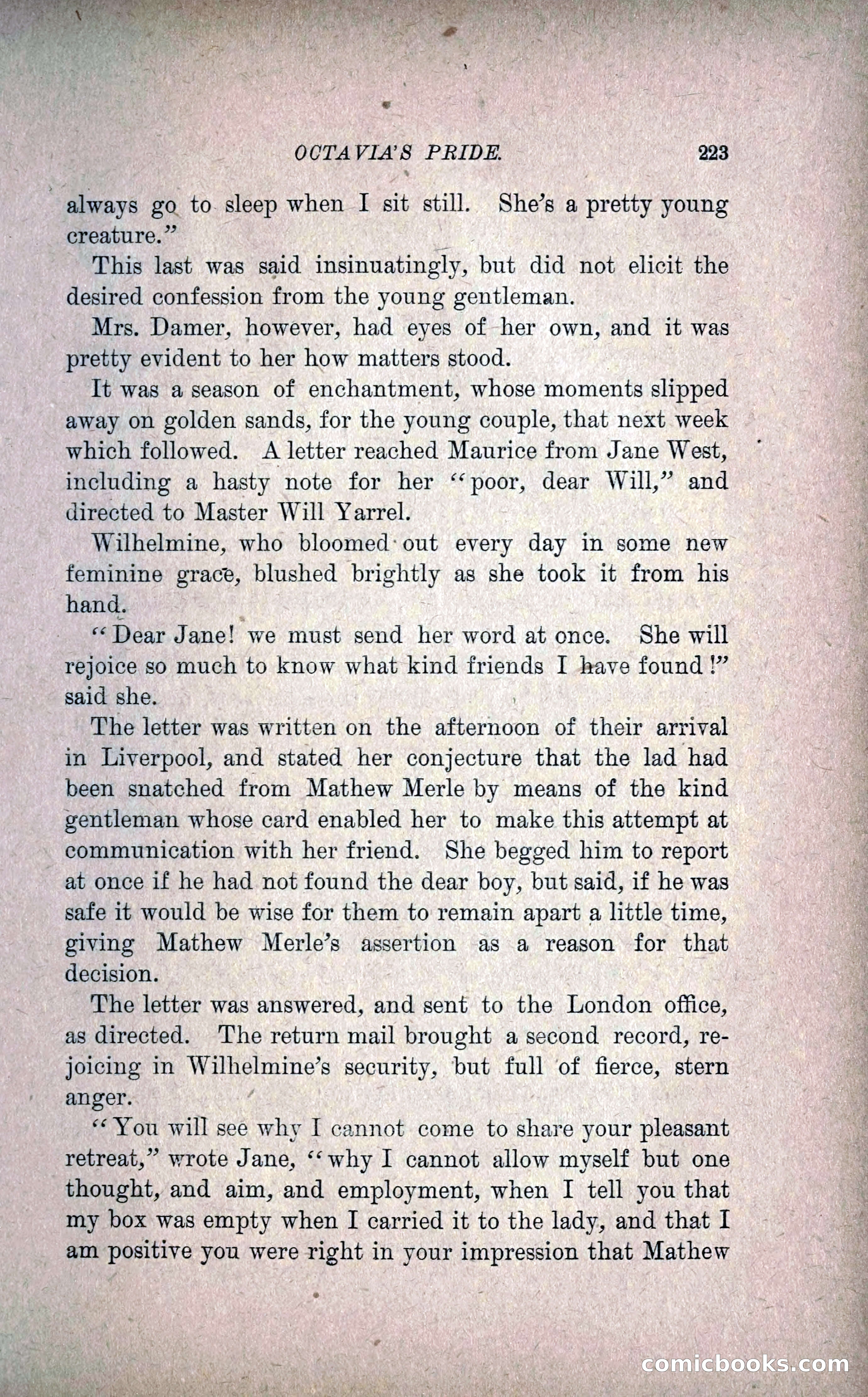 Octavia's Pride; or, The Missing Witness — page 233 of 284