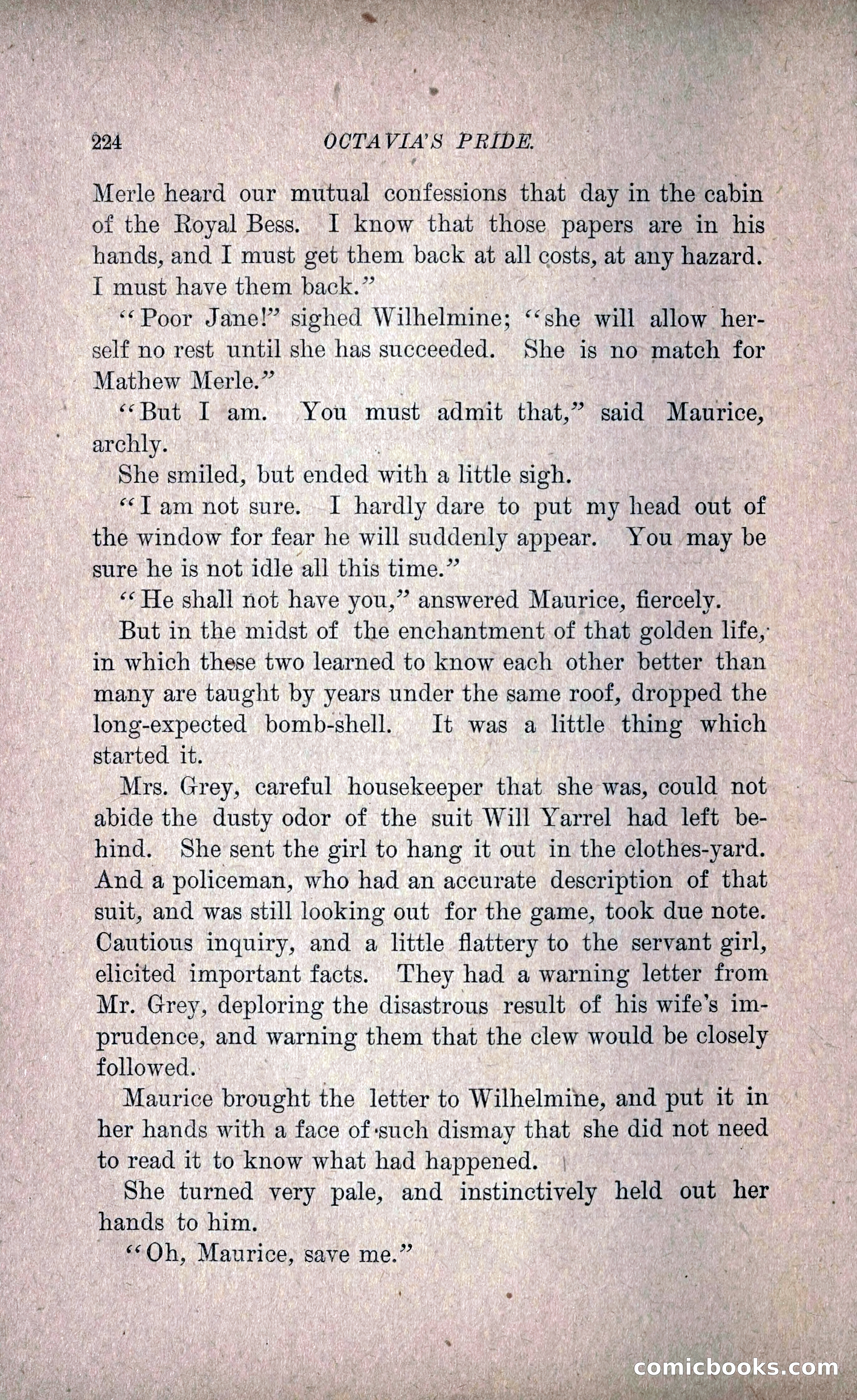 Octavia's Pride; or, The Missing Witness — page 234 of 284