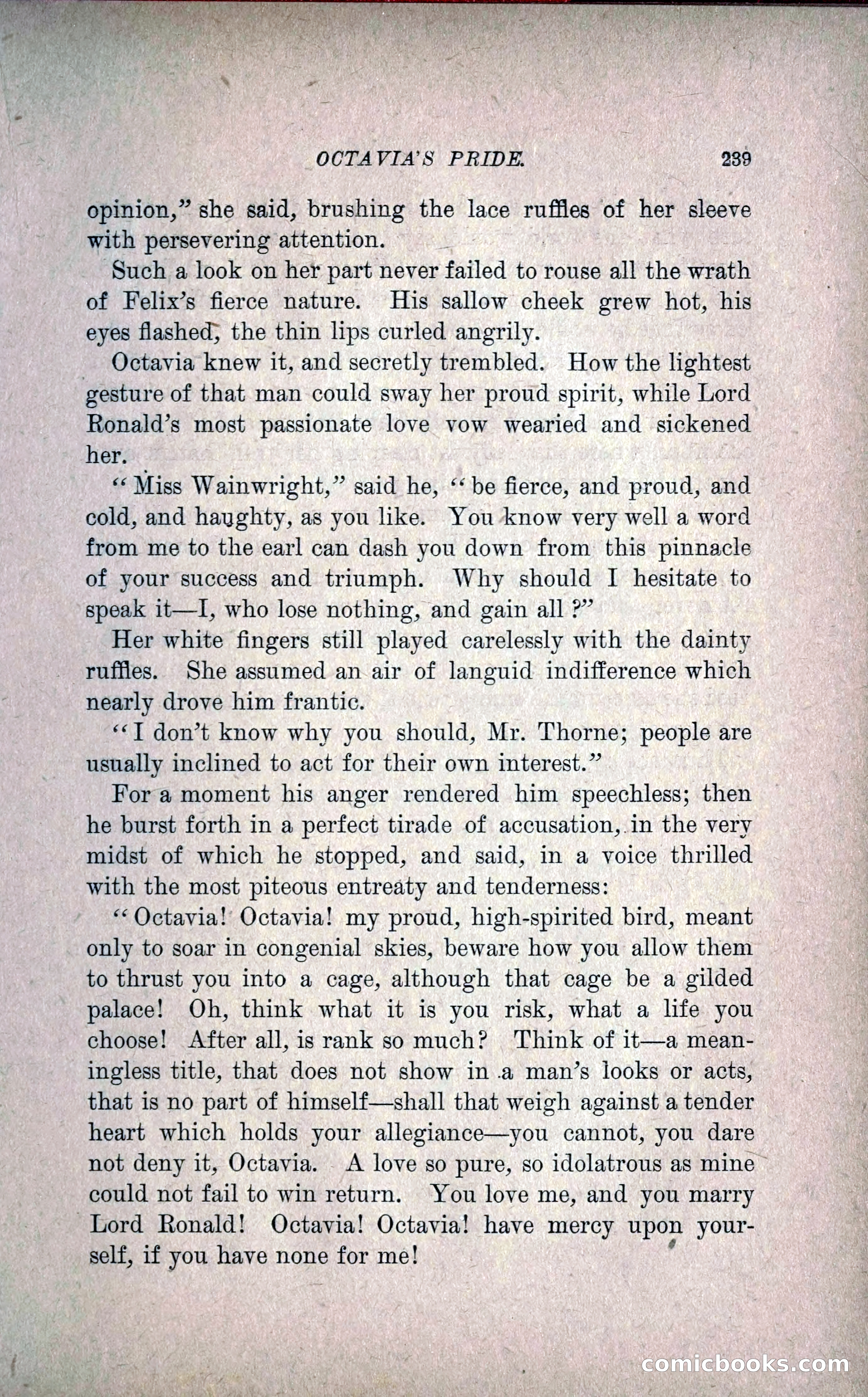 Octavia's Pride; or, The Missing Witness — page 249 of 284