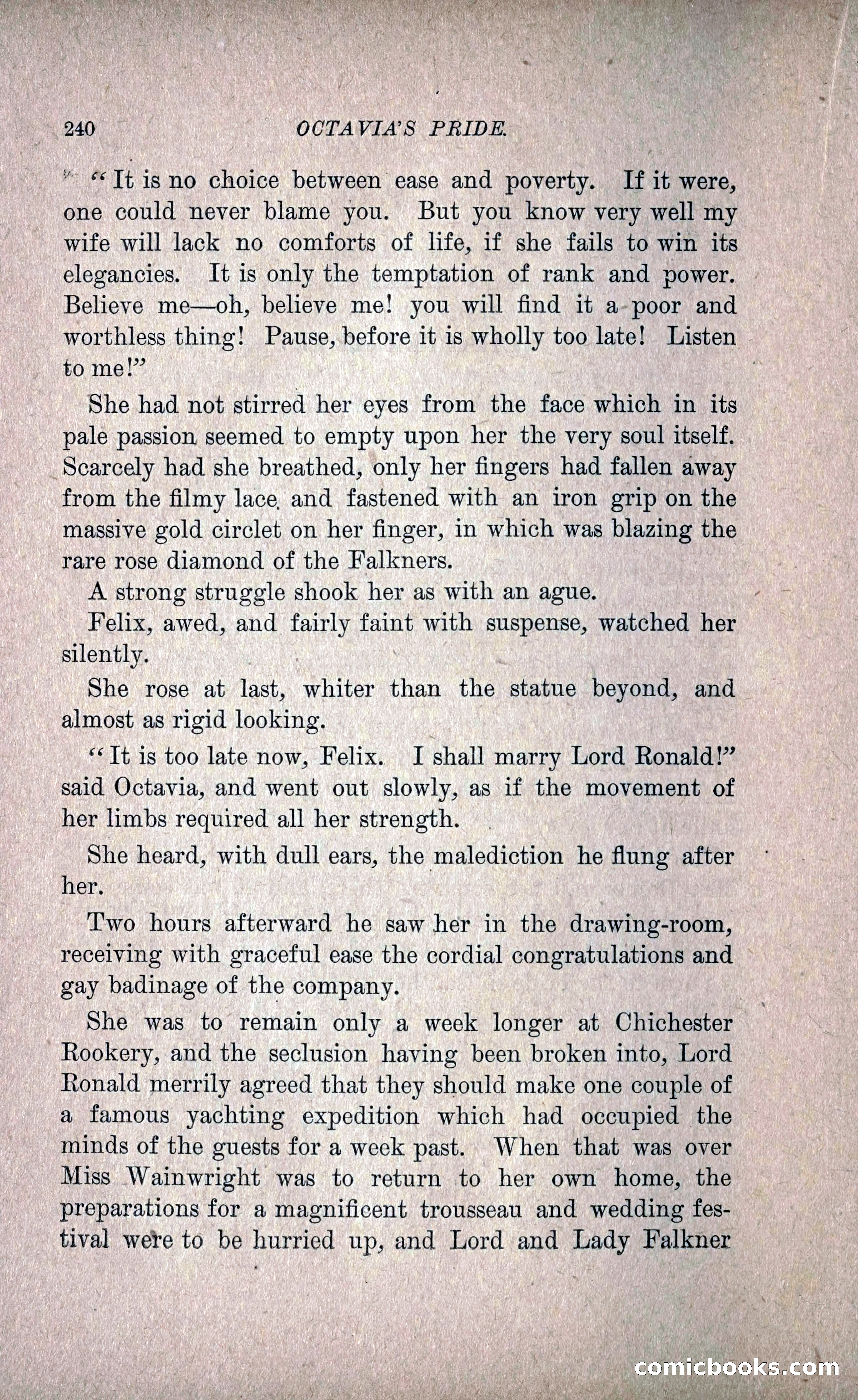 Octavia's Pride; or, The Missing Witness — page 250 of 284