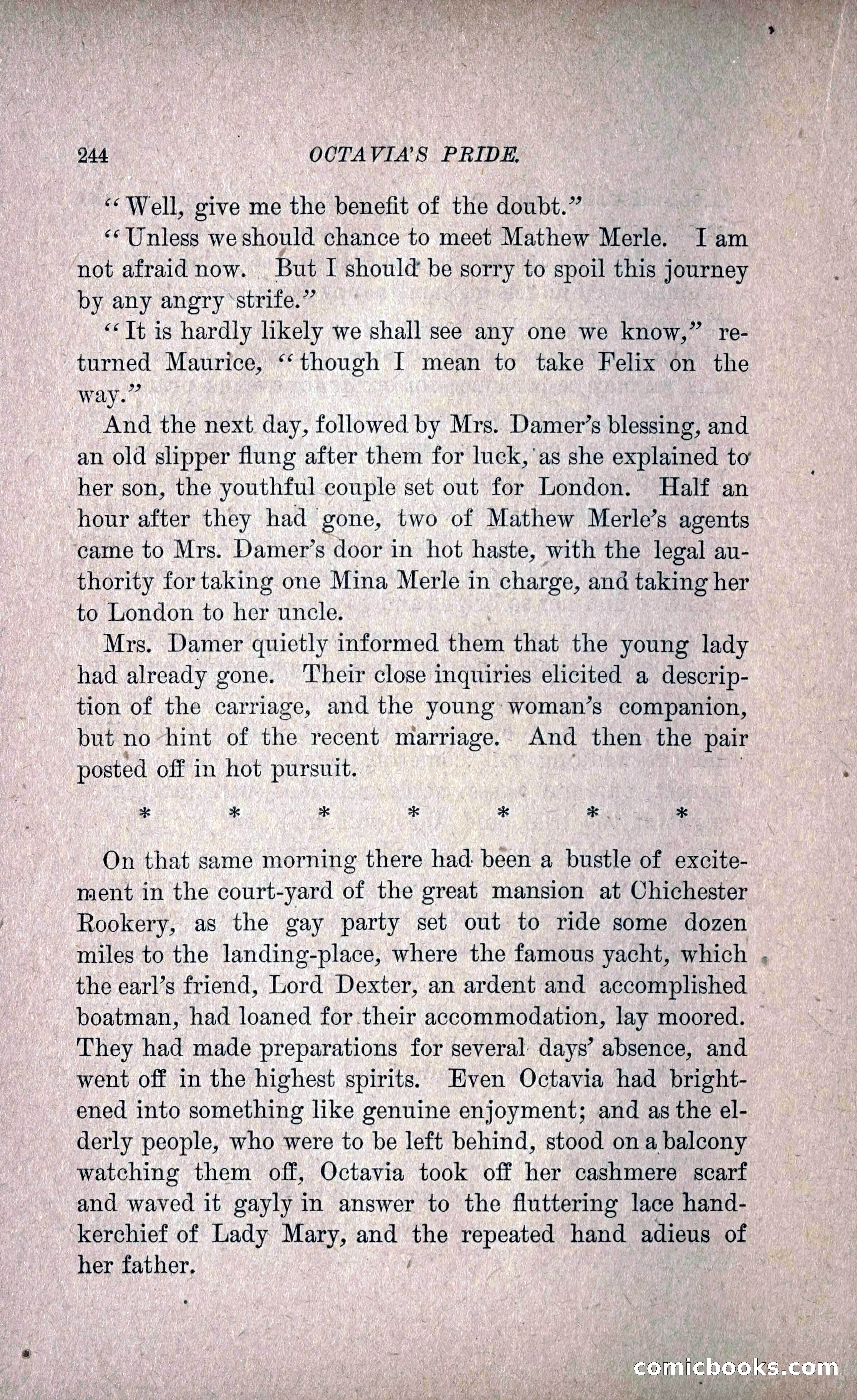 Octavia's Pride; or, The Missing Witness — page 254 of 284