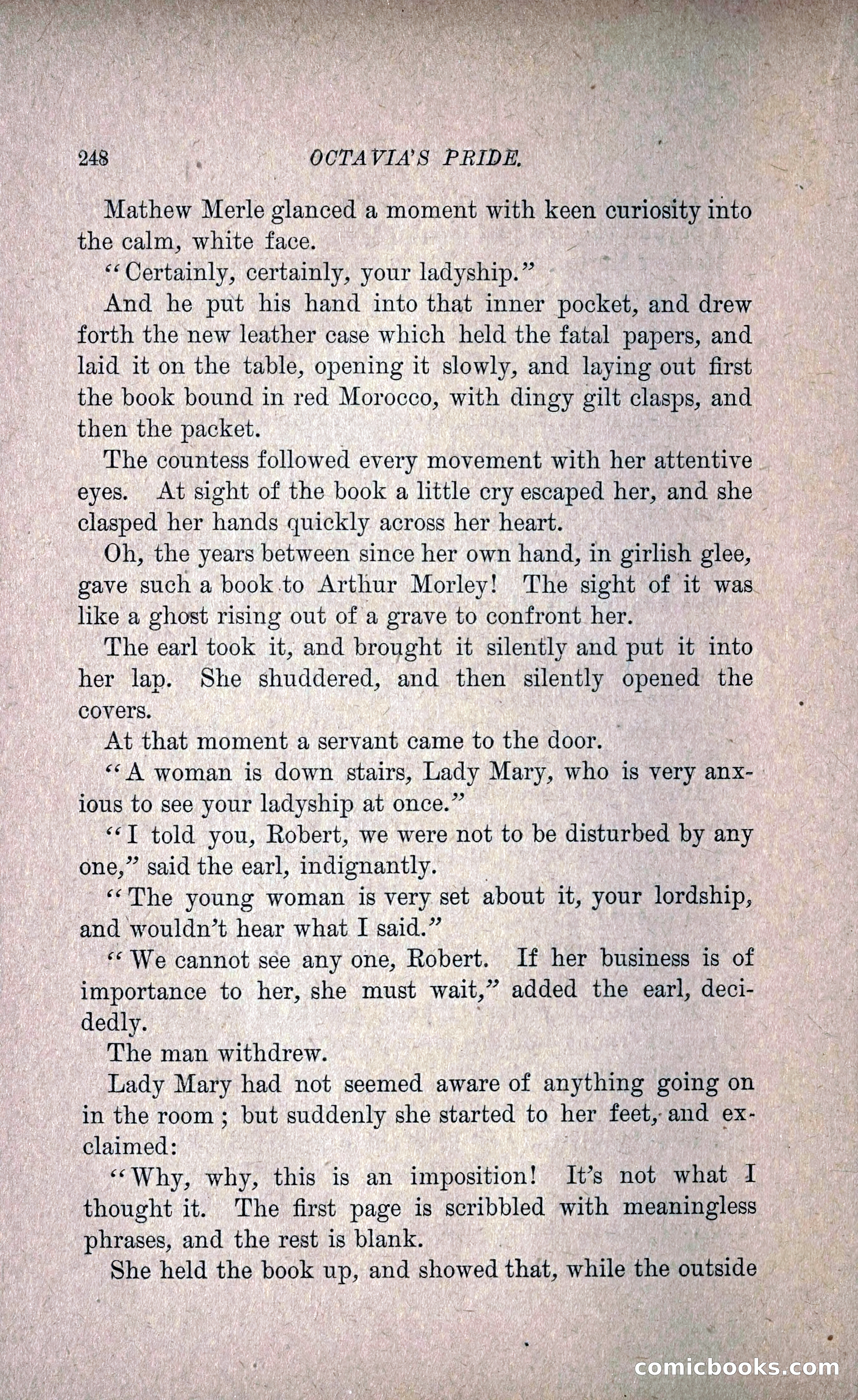Octavia's Pride; or, The Missing Witness — page 258 of 284