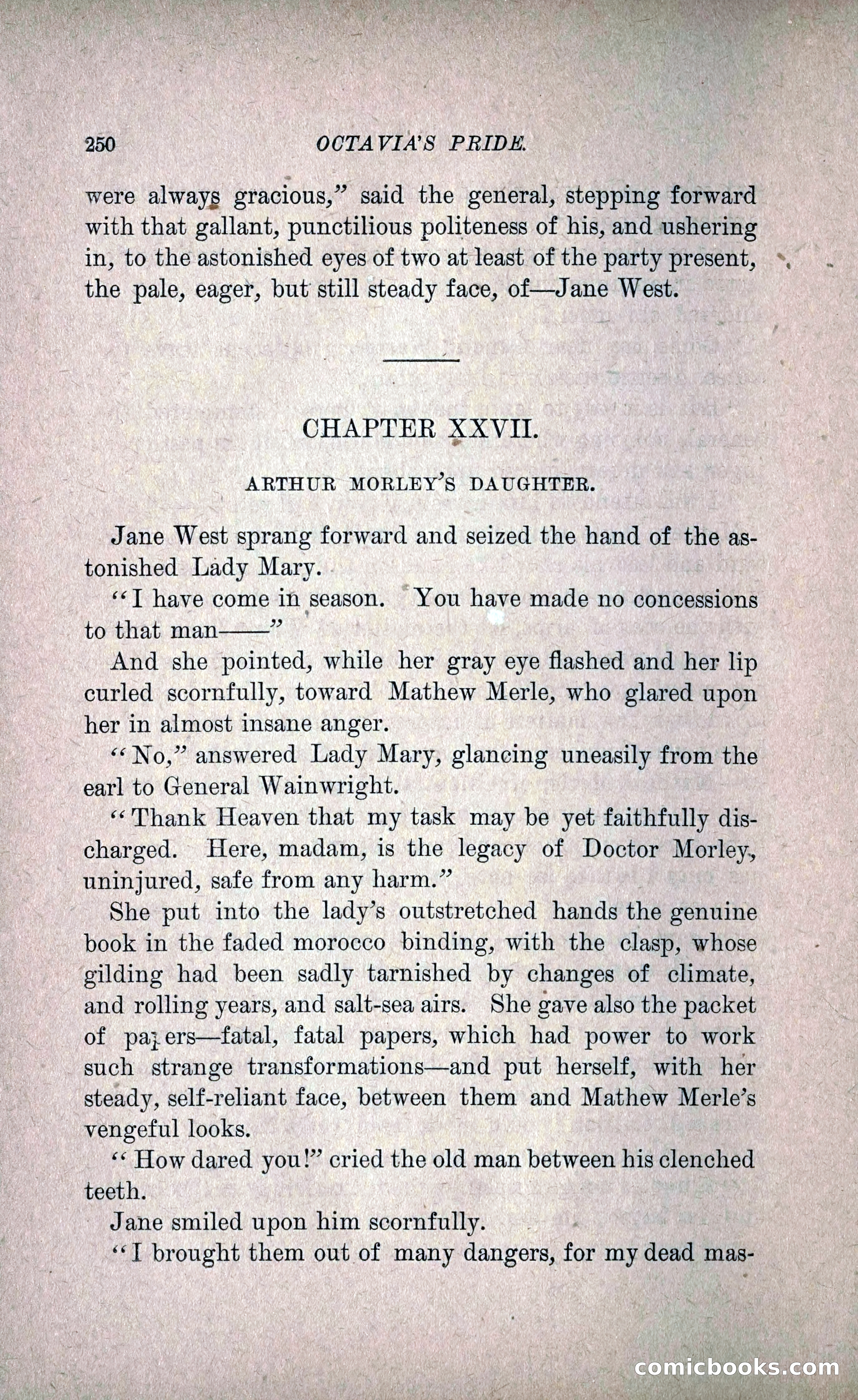 Octavia's Pride; or, The Missing Witness — page 260 of 284