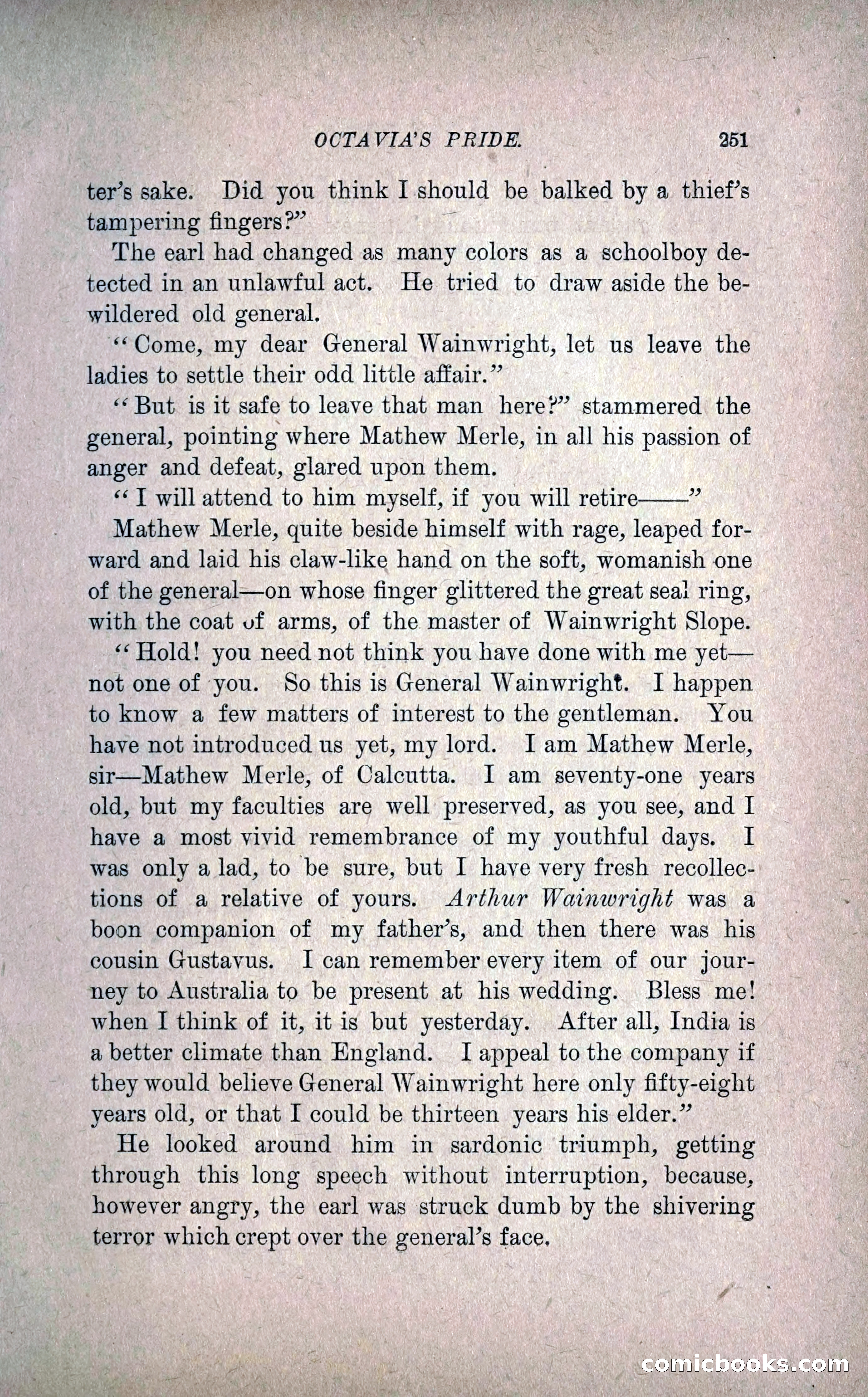 Octavia's Pride; or, The Missing Witness — page 261 of 284
