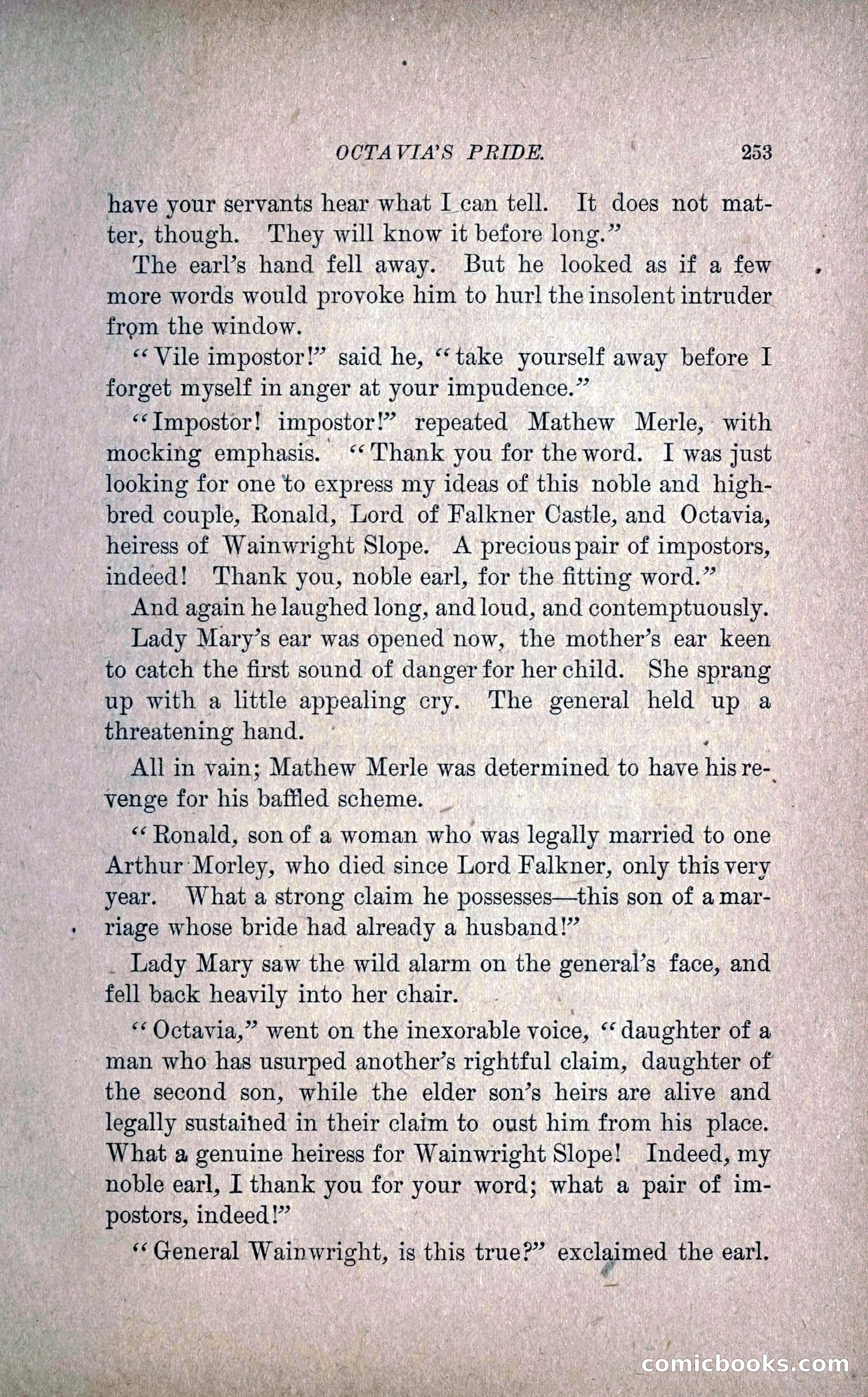 Octavia's Pride; or, The Missing Witness — page 263 of 284