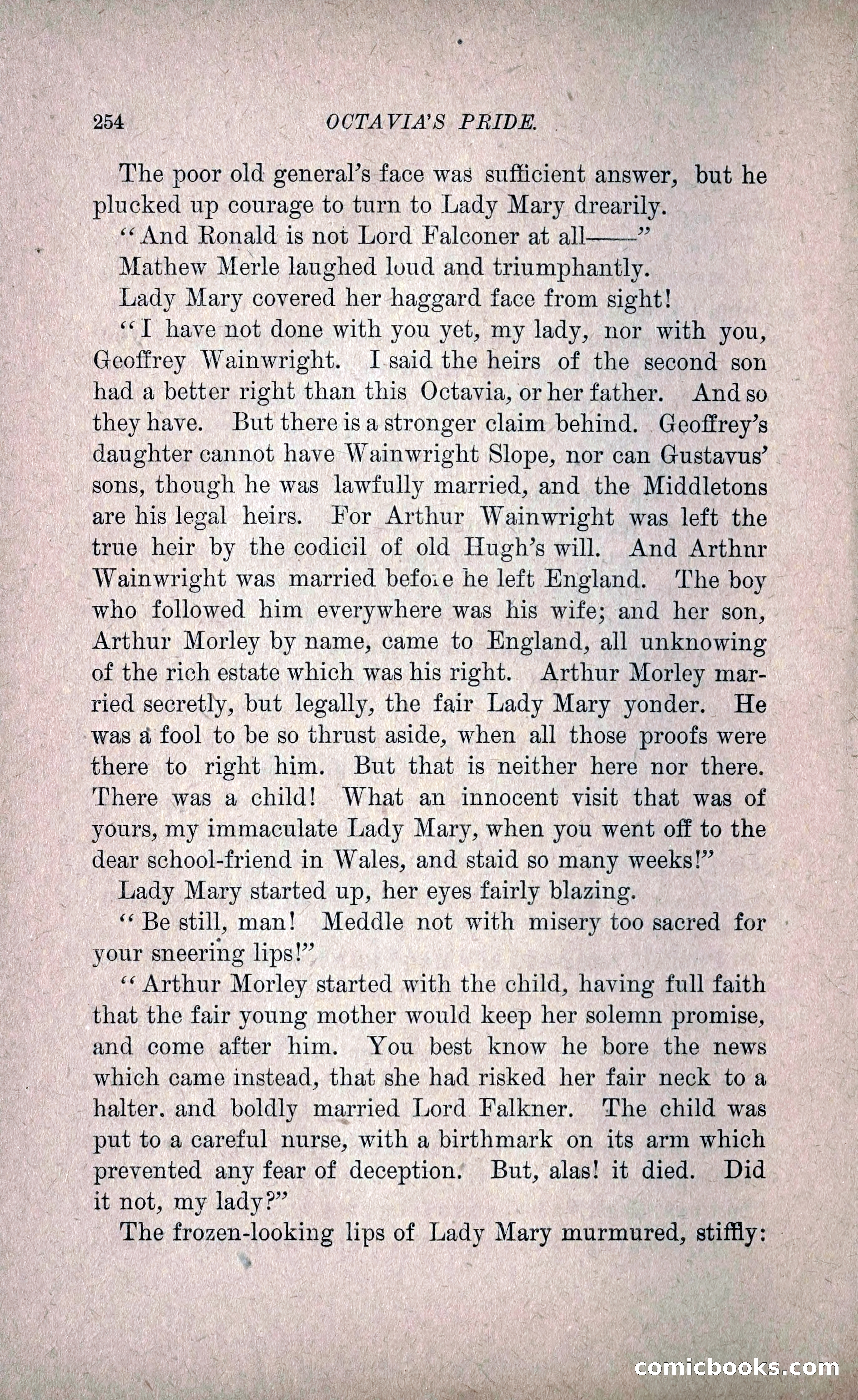 Octavia's Pride; or, The Missing Witness — page 264 of 284