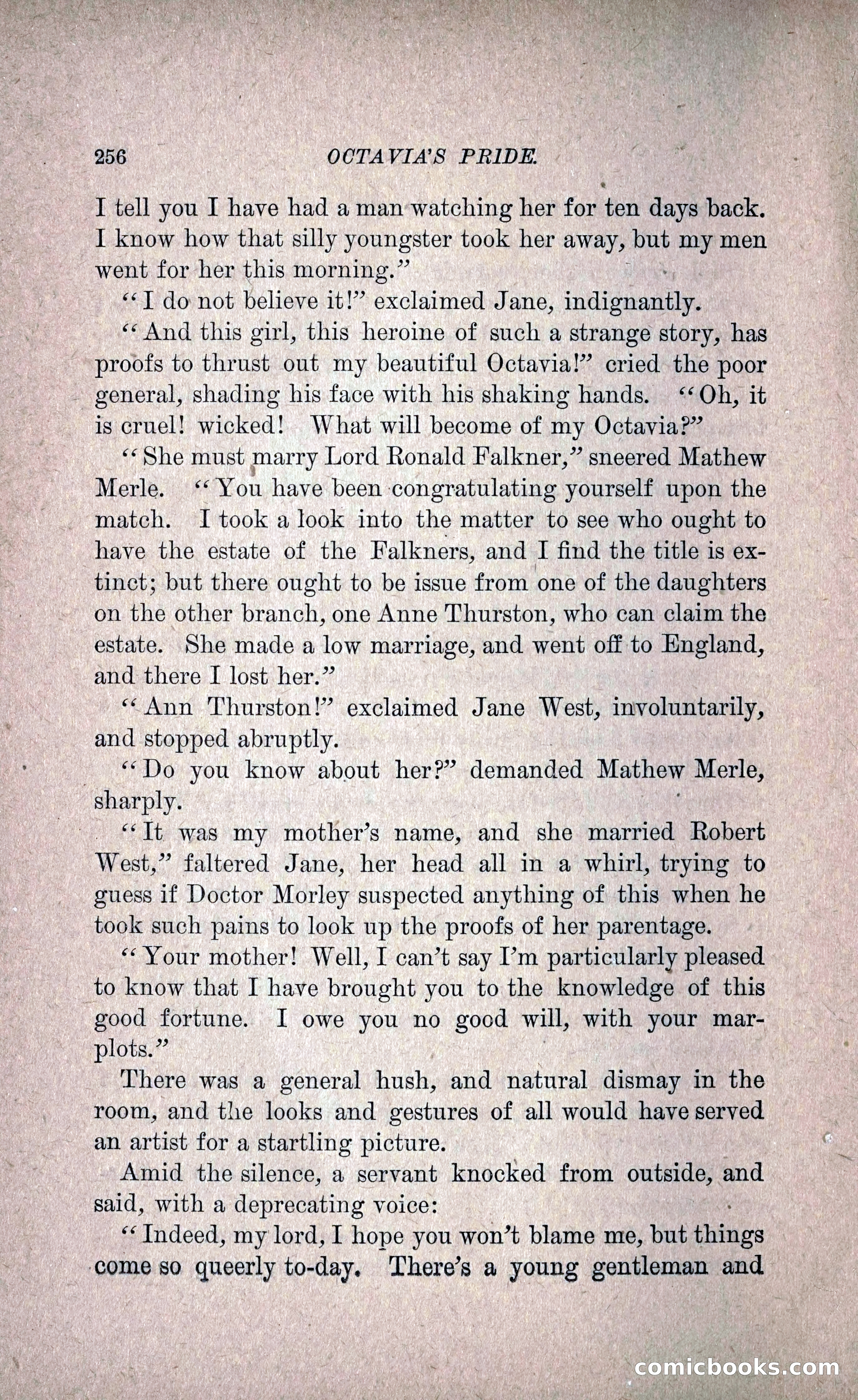 Octavia's Pride; or, The Missing Witness — page 266 of 284
