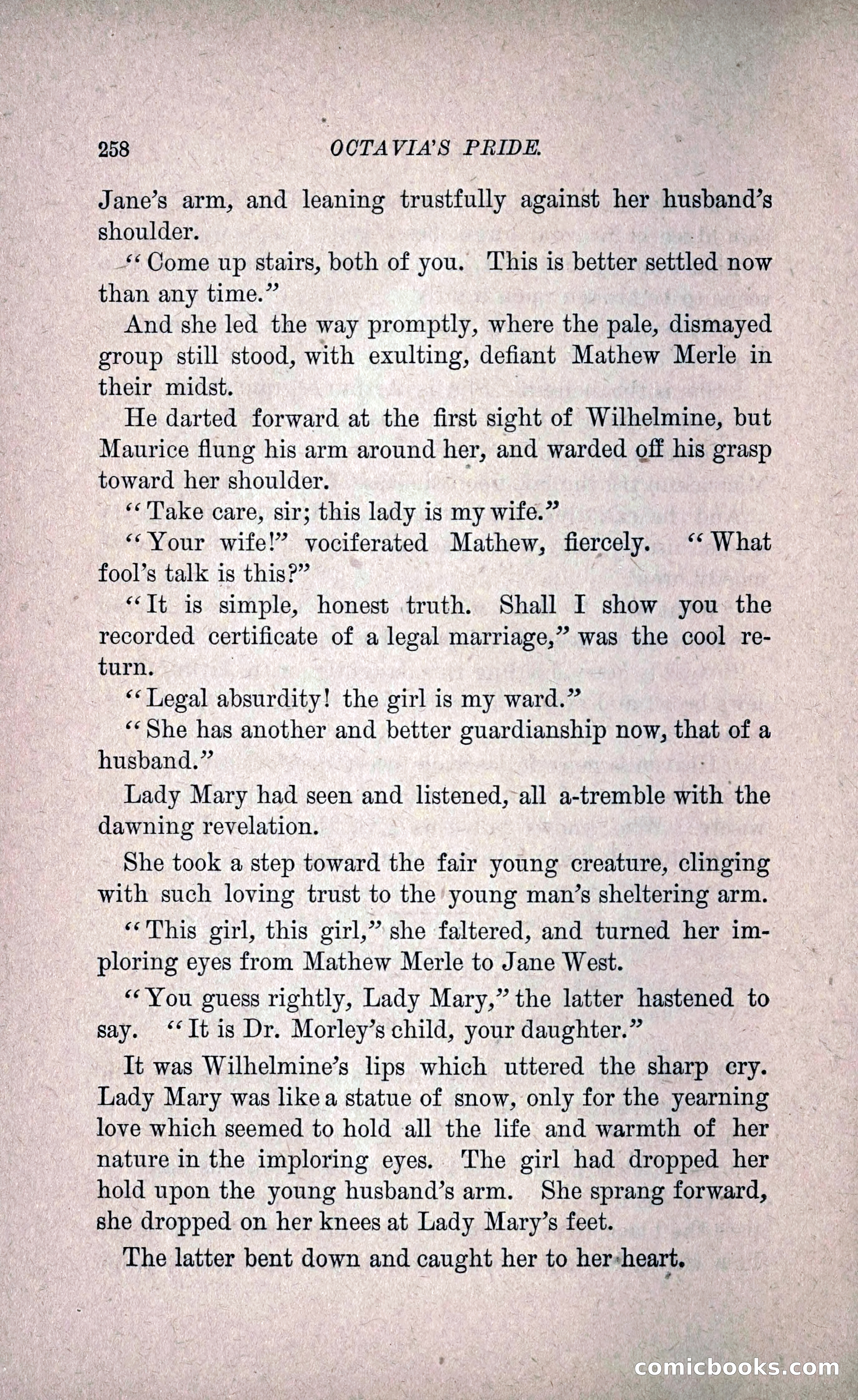 Octavia's Pride; or, The Missing Witness — page 268 of 284