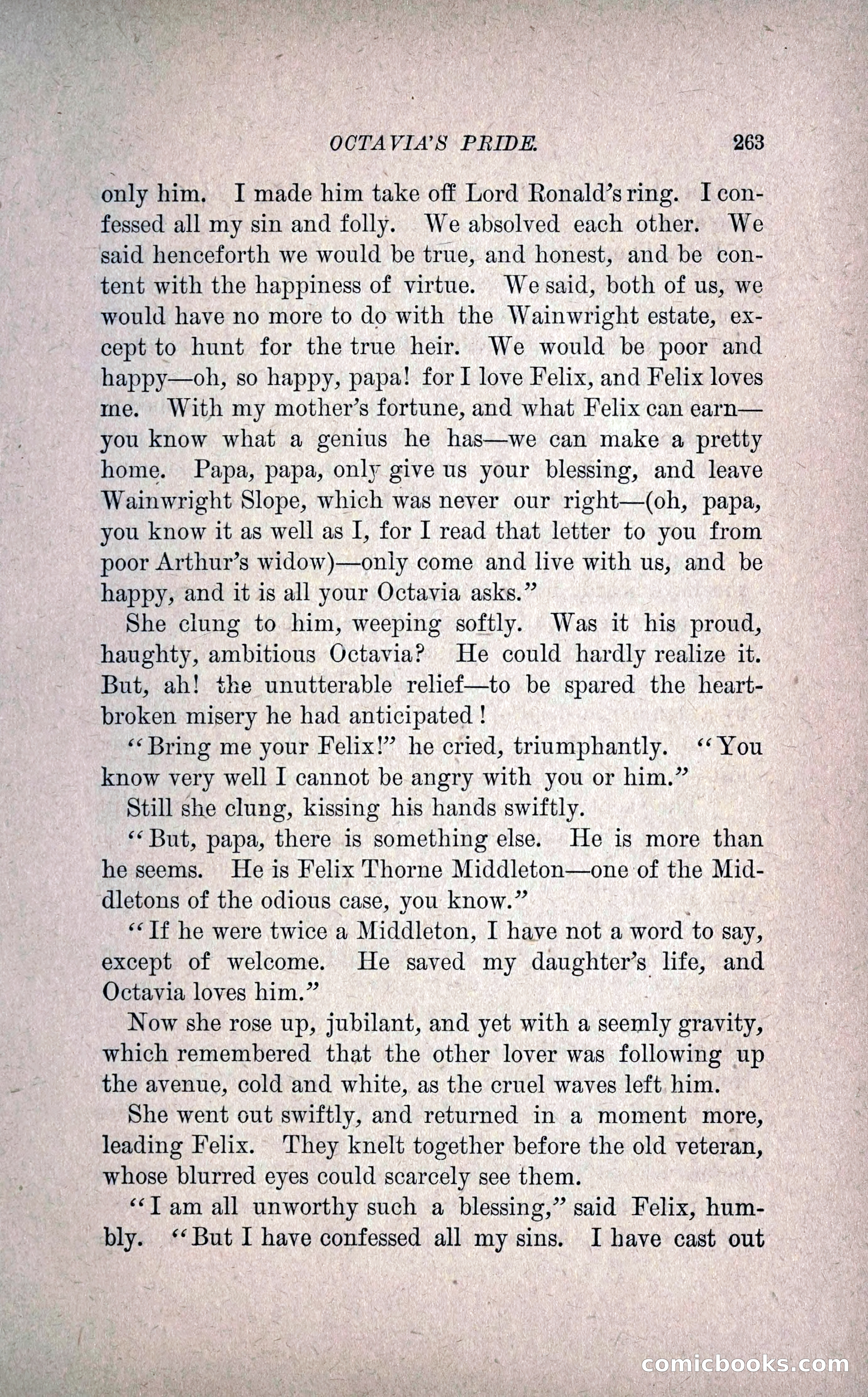 Octavia's Pride; or, The Missing Witness — page 273 of 284