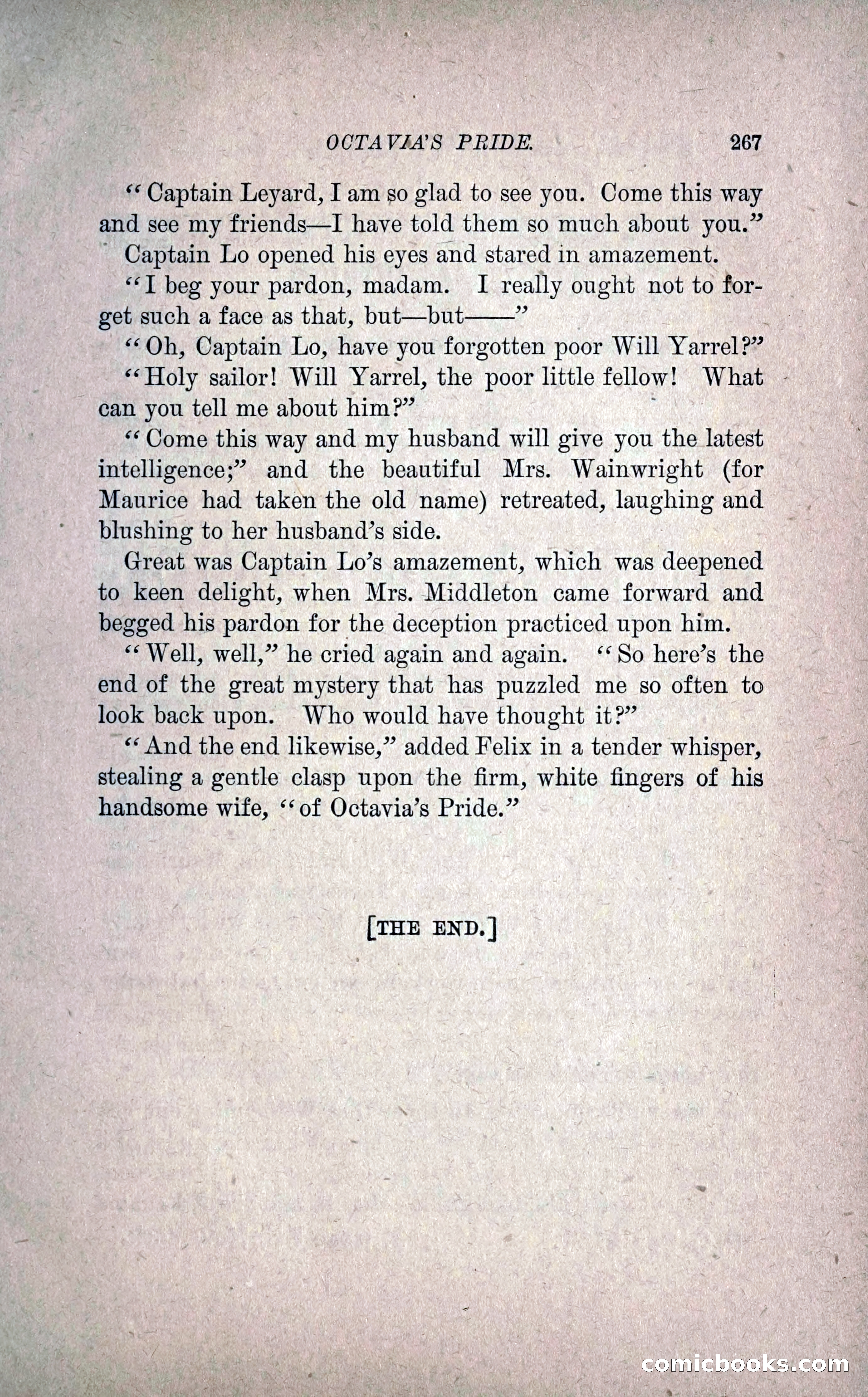 Octavia's Pride; or, The Missing Witness — page 277 of 284