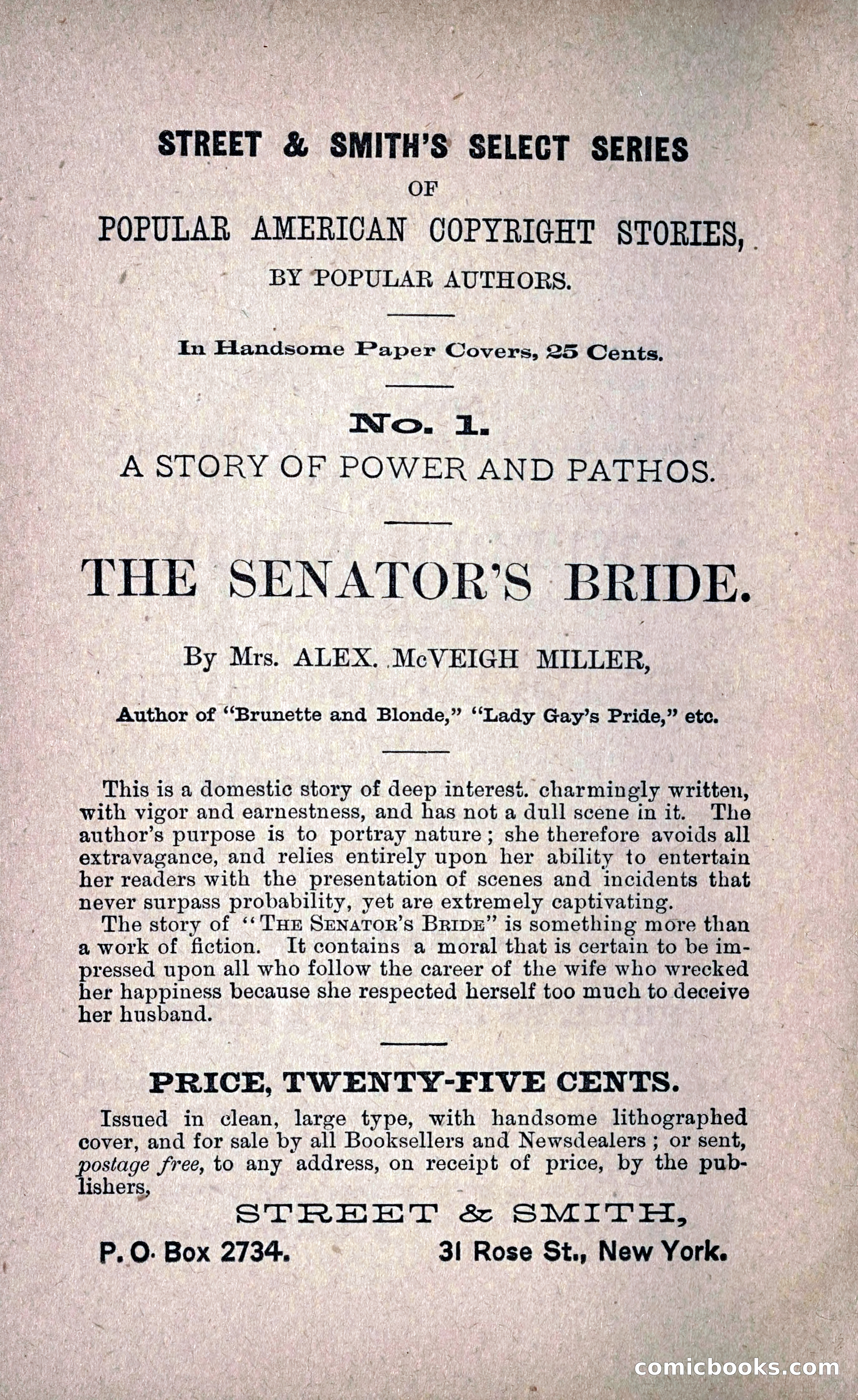 Octavia's Pride; or, The Missing Witness — page 278 of 284