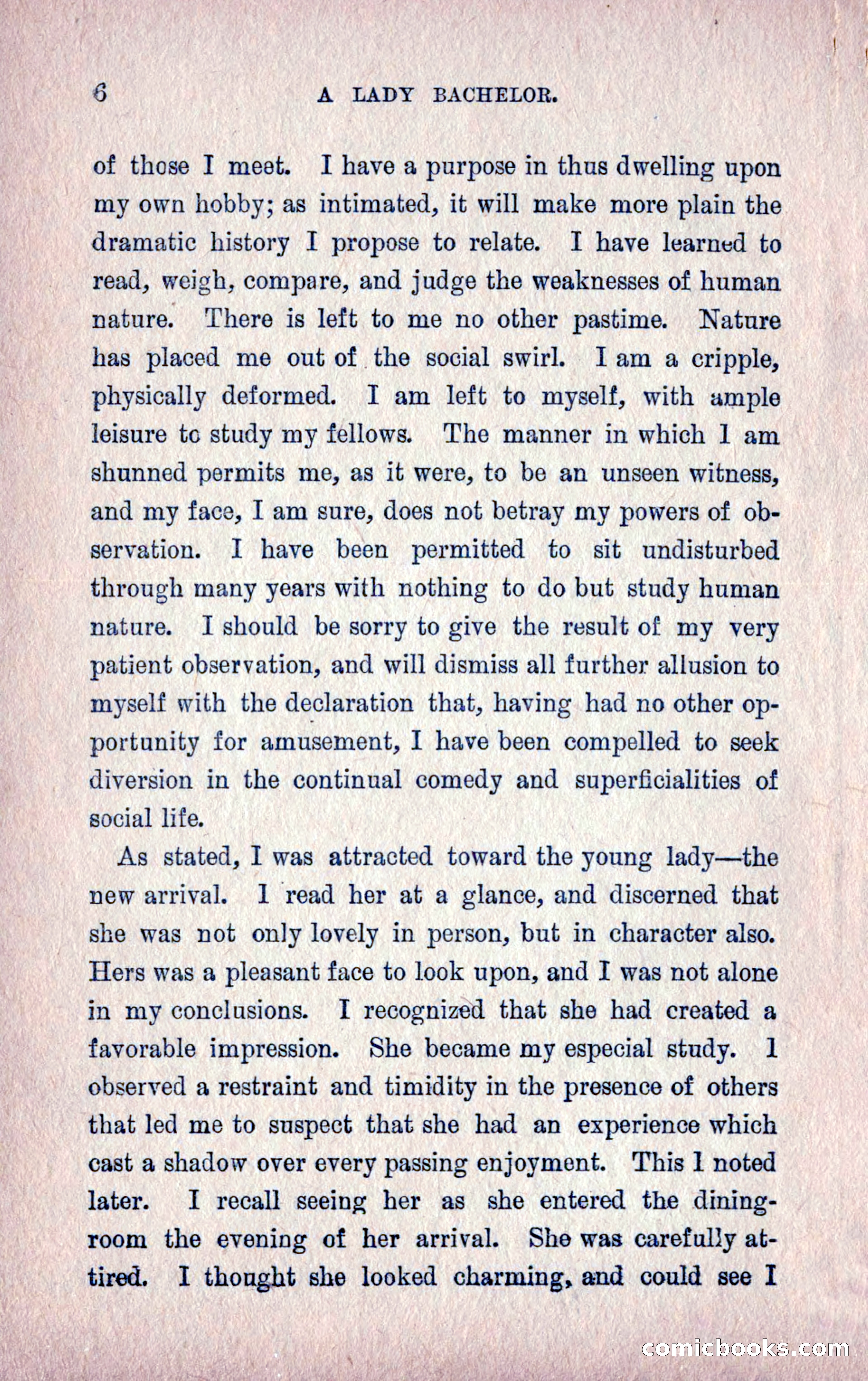 A Final Triumph; or, A Lady Bachelor — page 8 of 164
