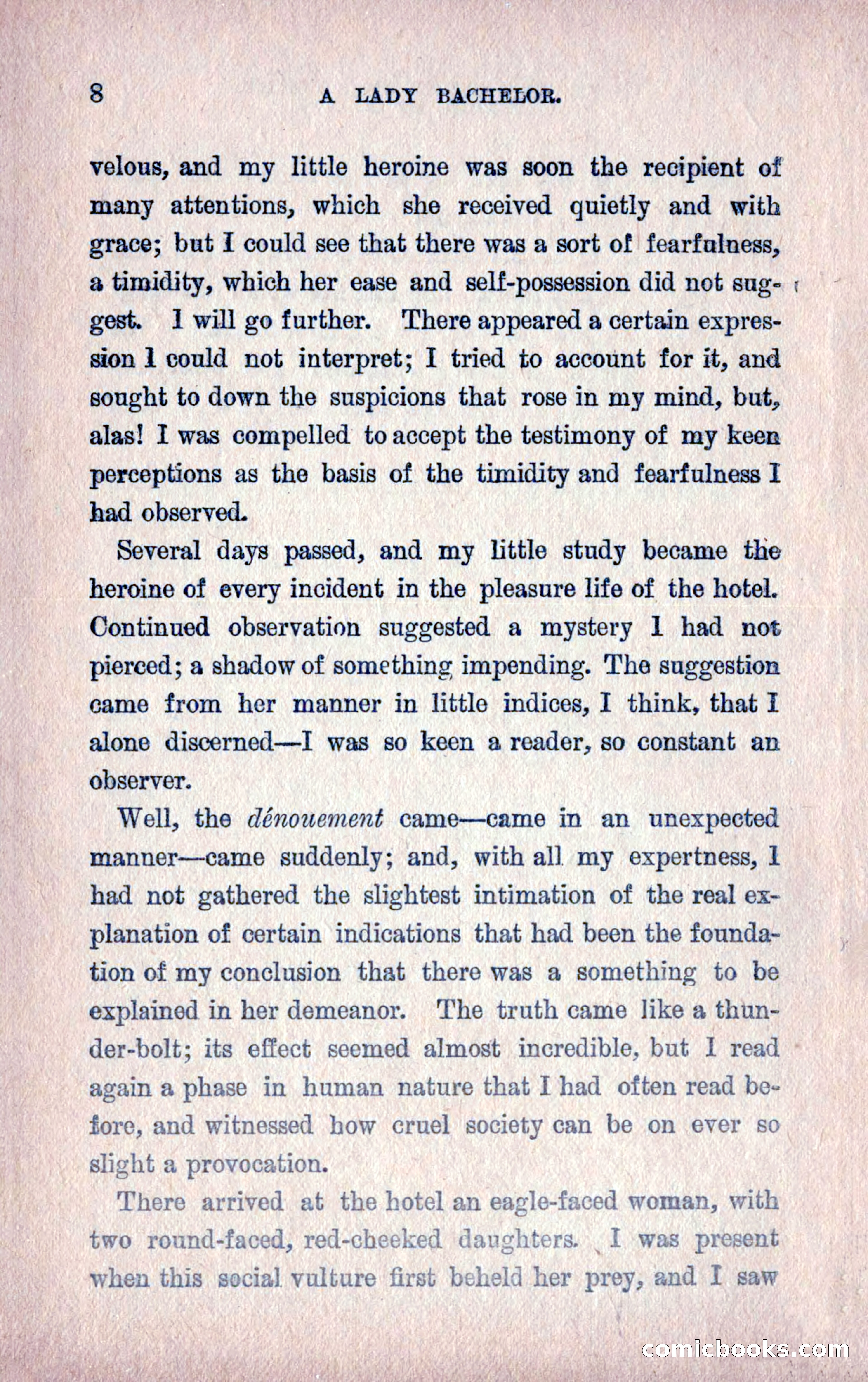 A Final Triumph; or, A Lady Bachelor — page 10 of 164