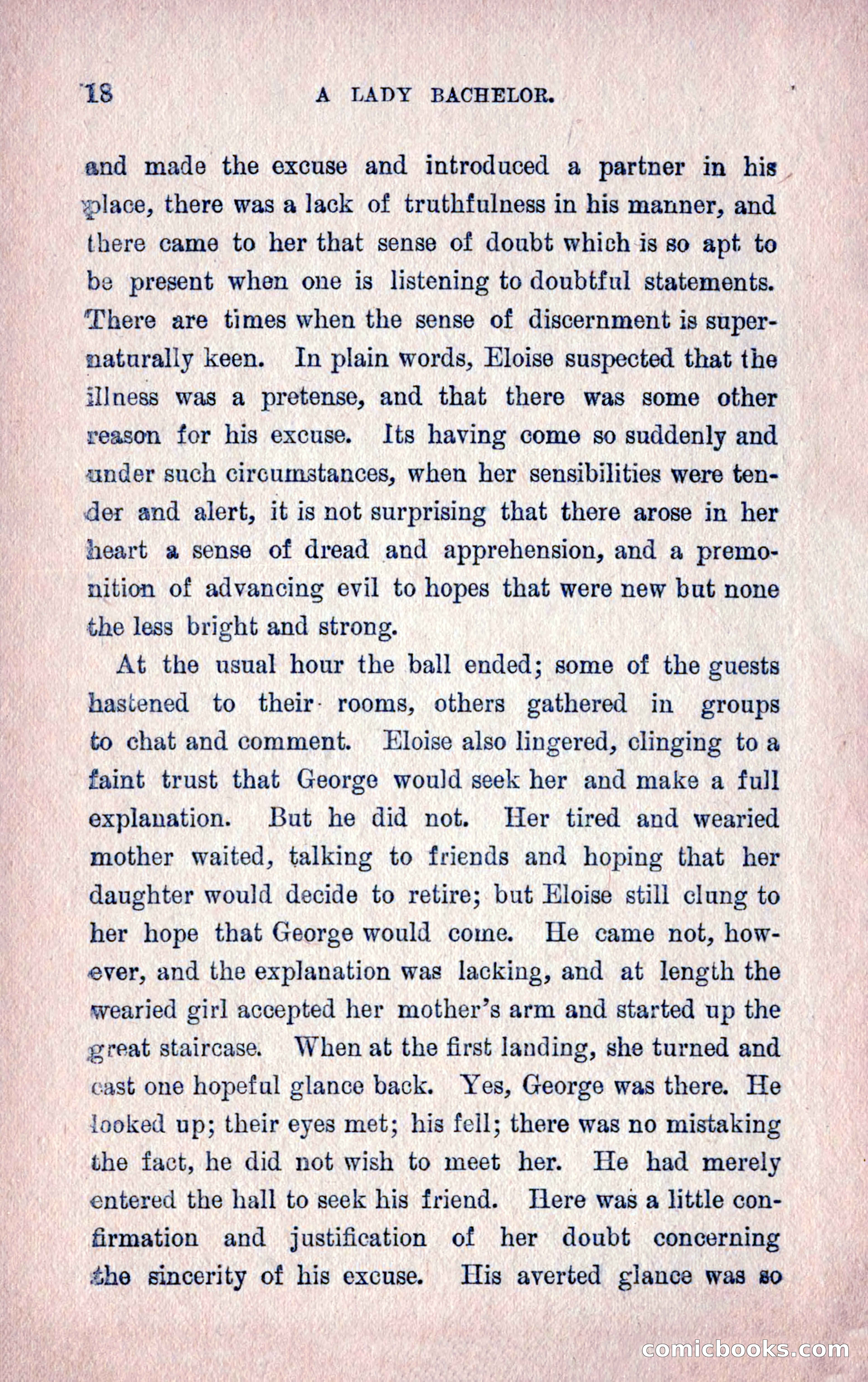 A Final Triumph; or, A Lady Bachelor — page 20 of 164